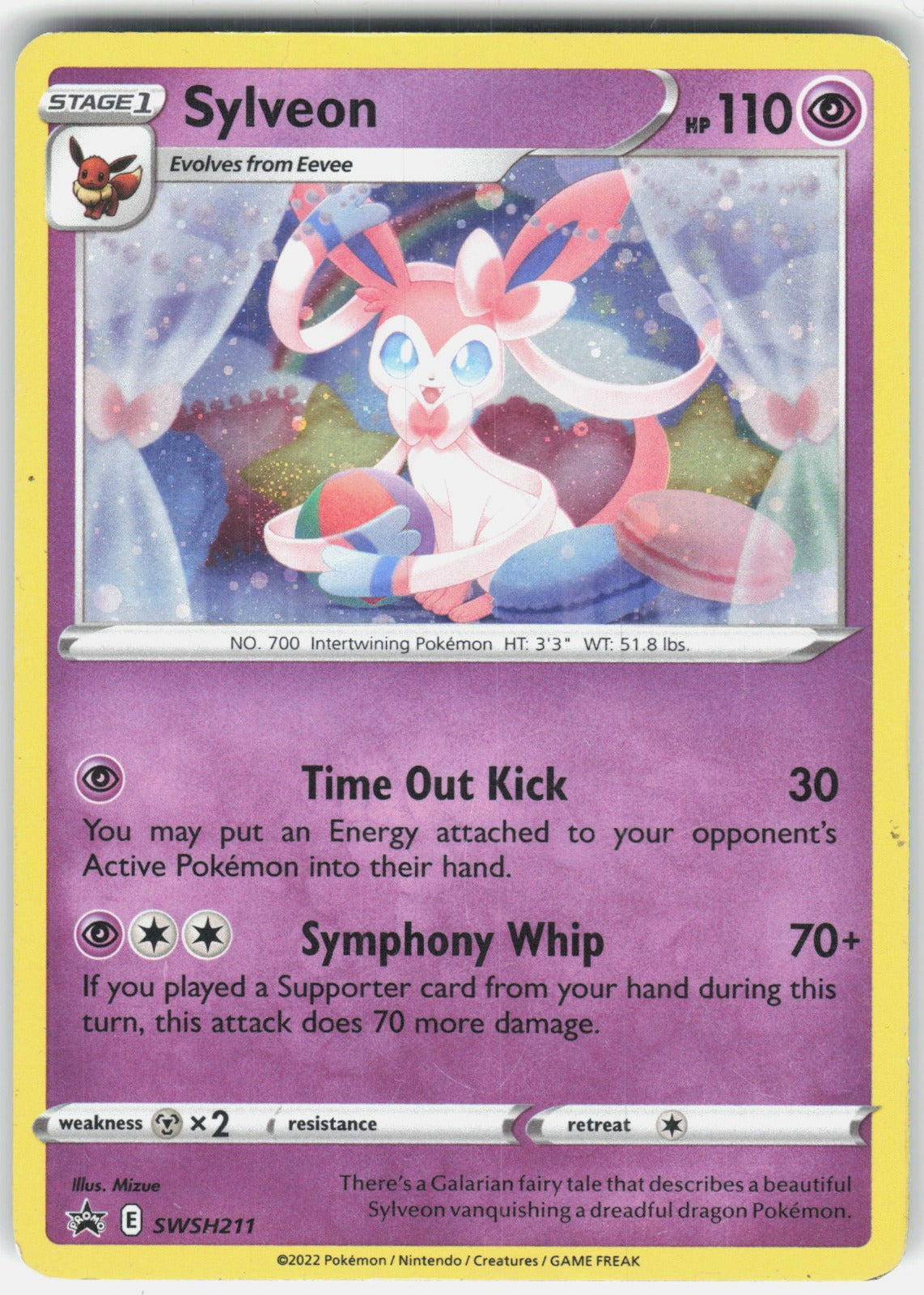 Sylveon Holo Promo SWSH: Sword & Shield Promo Cards SWSH211 NM
