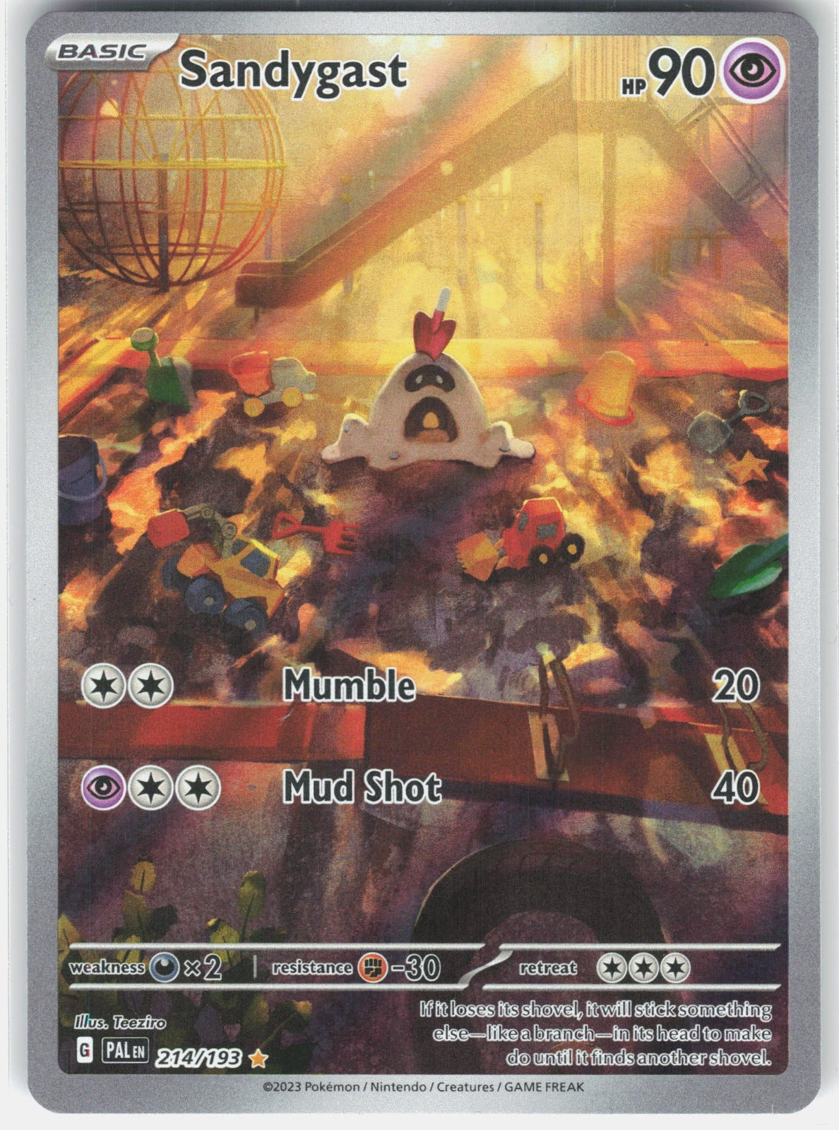 Sandygast Holo Illustration Rare SV02: Paldea Evolved 214/193