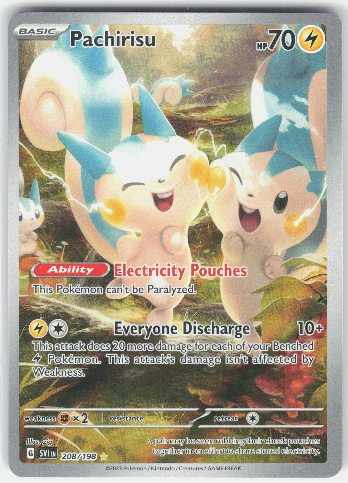 SV01: Scarlet & Violet Base Set #208/198 Pachirisu