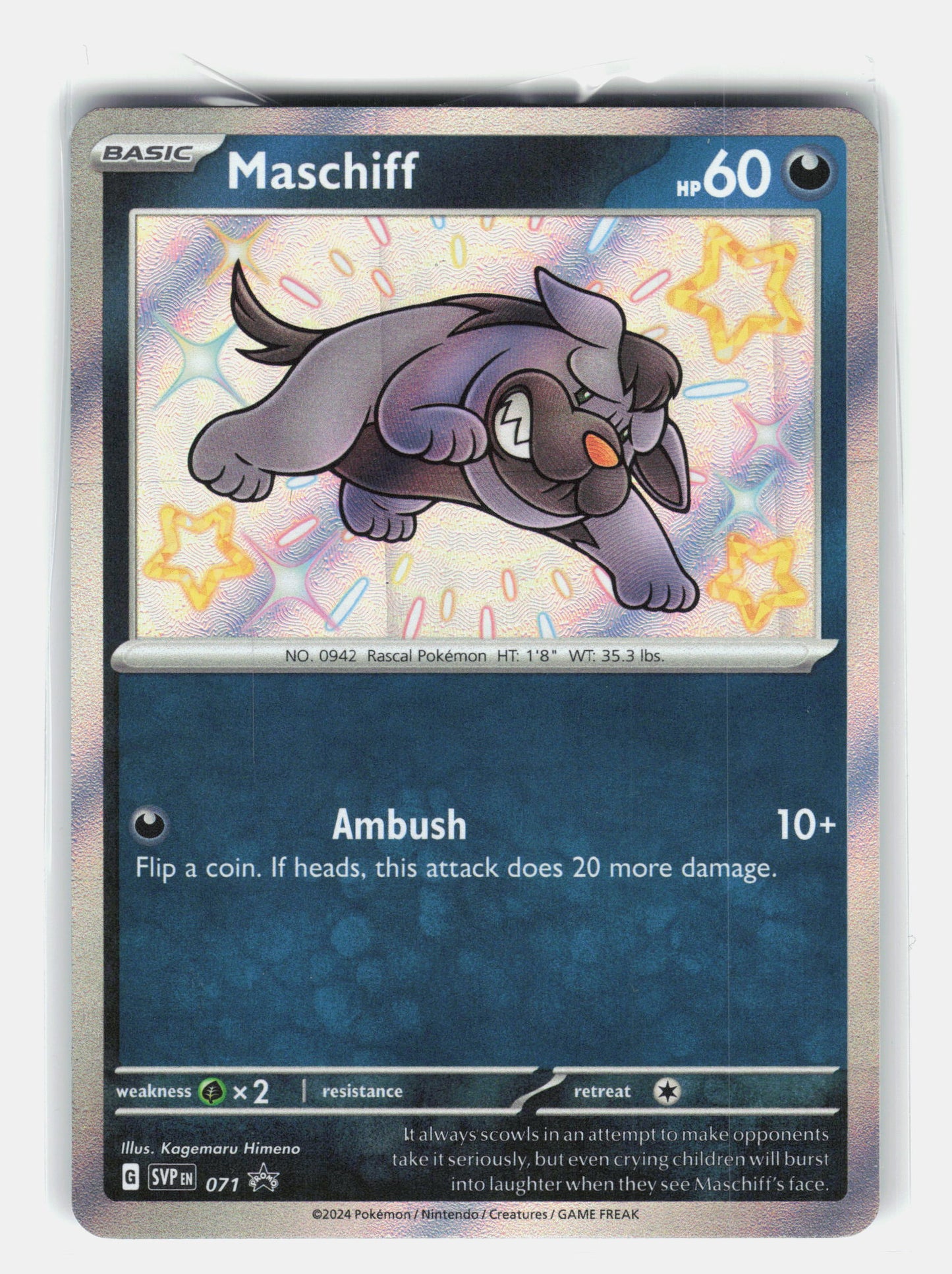 SV: Scarlet & Violet Promo Cards #071 Maschiff