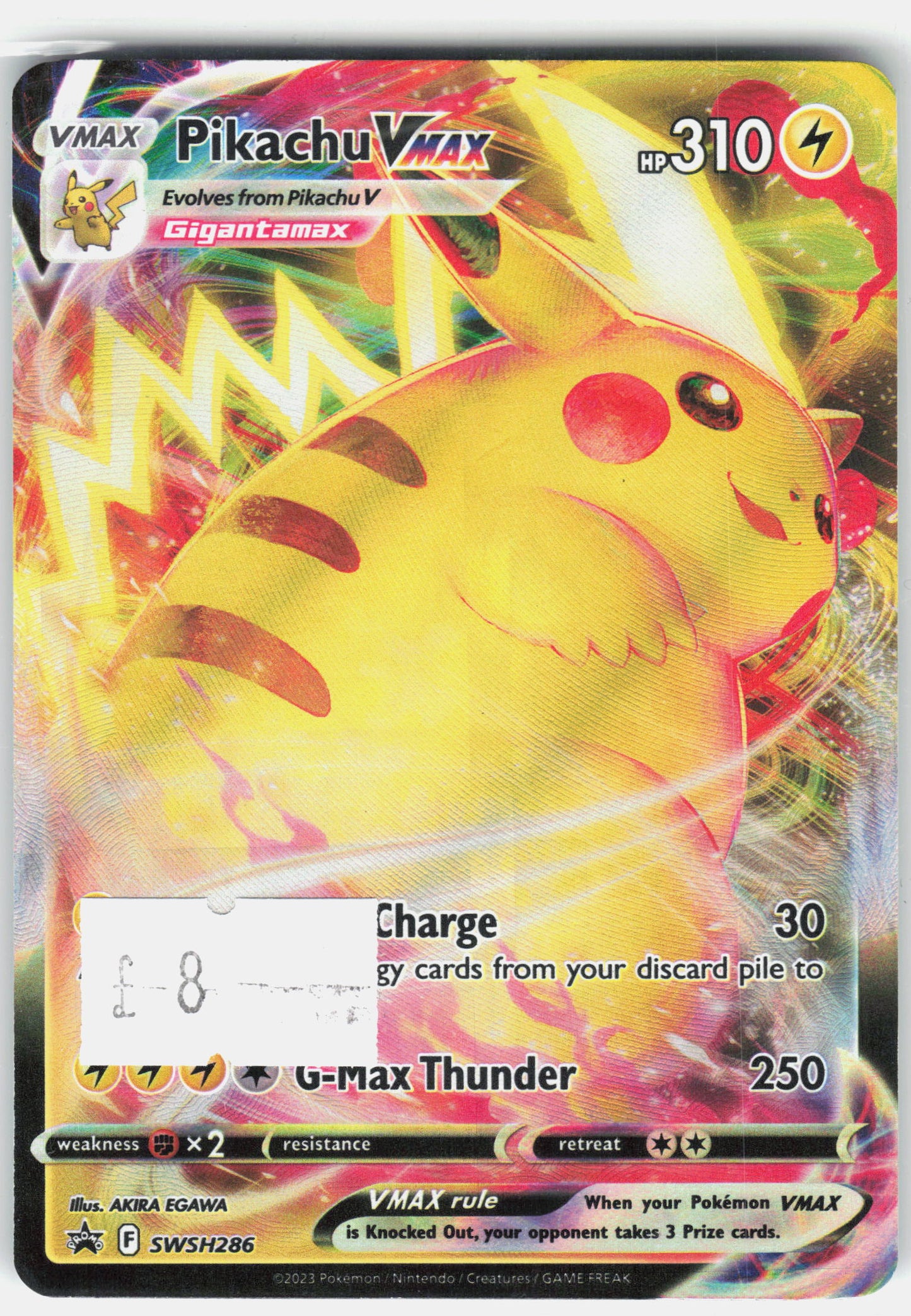 SWSH: Sword & Shield Promo Cards #SWSH286 Pikachu VMAX