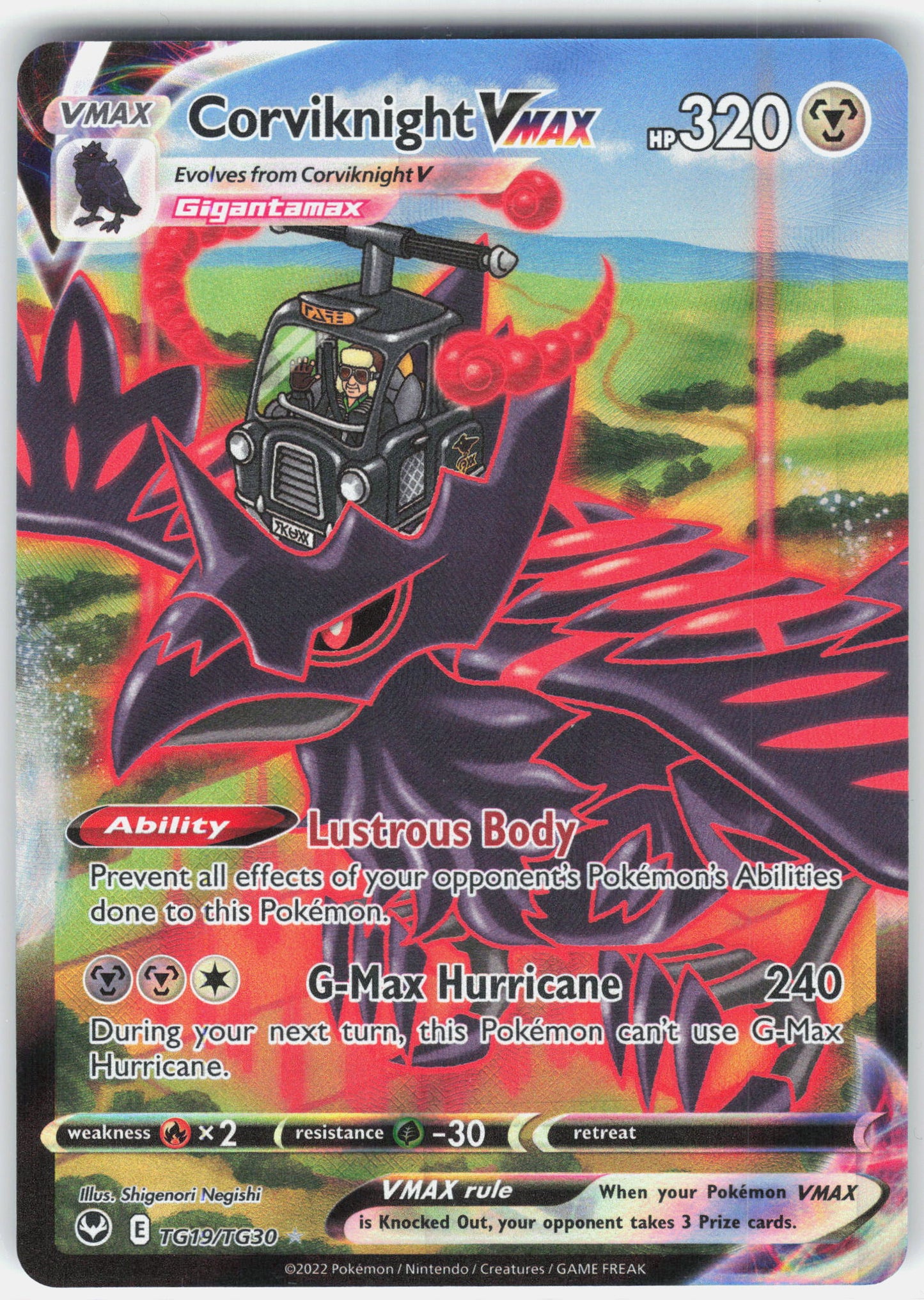 SWSH12: Silver Tempest Trainer Gallery #TG19/TG30 Corviknight VMAX