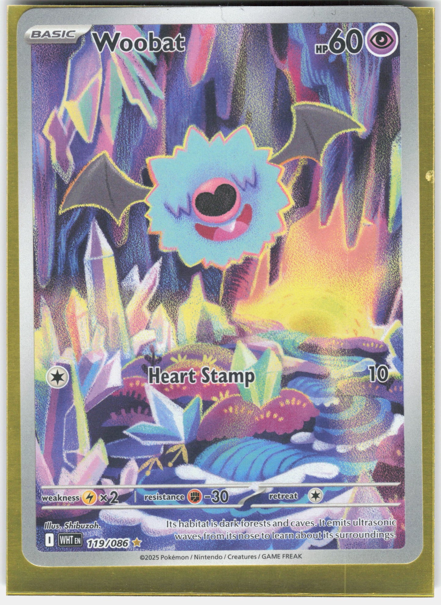 SV: White Flare #119/086 Woobat