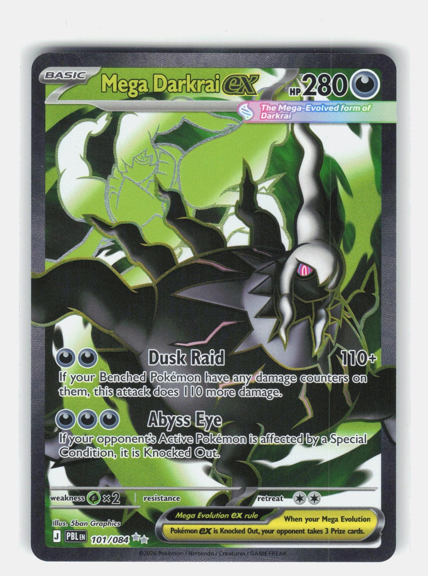 ME05: Pitch Black #101/084 Mega Darkrai ex