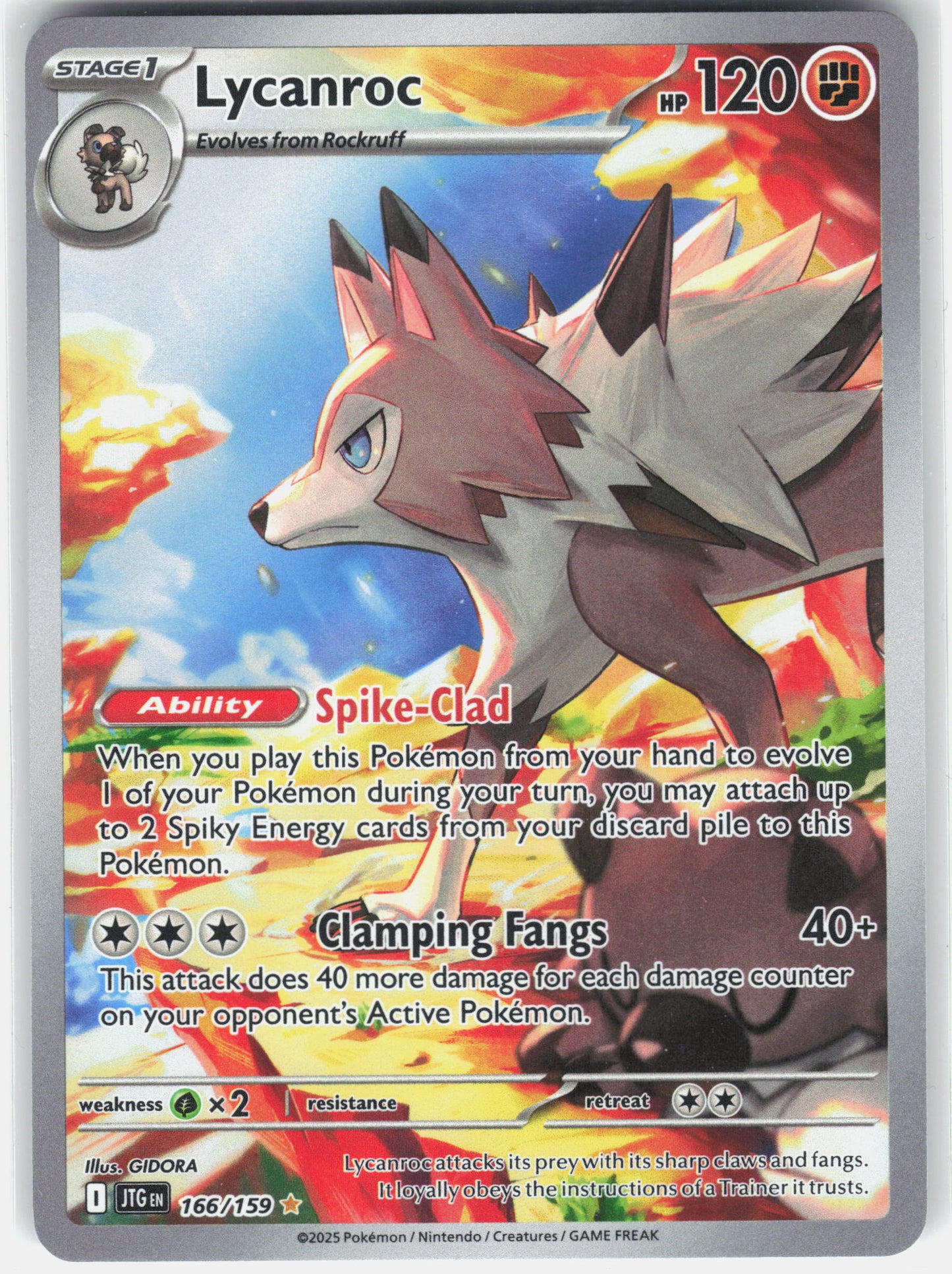 SV09: Journey Together #166/159 Lycanroc
