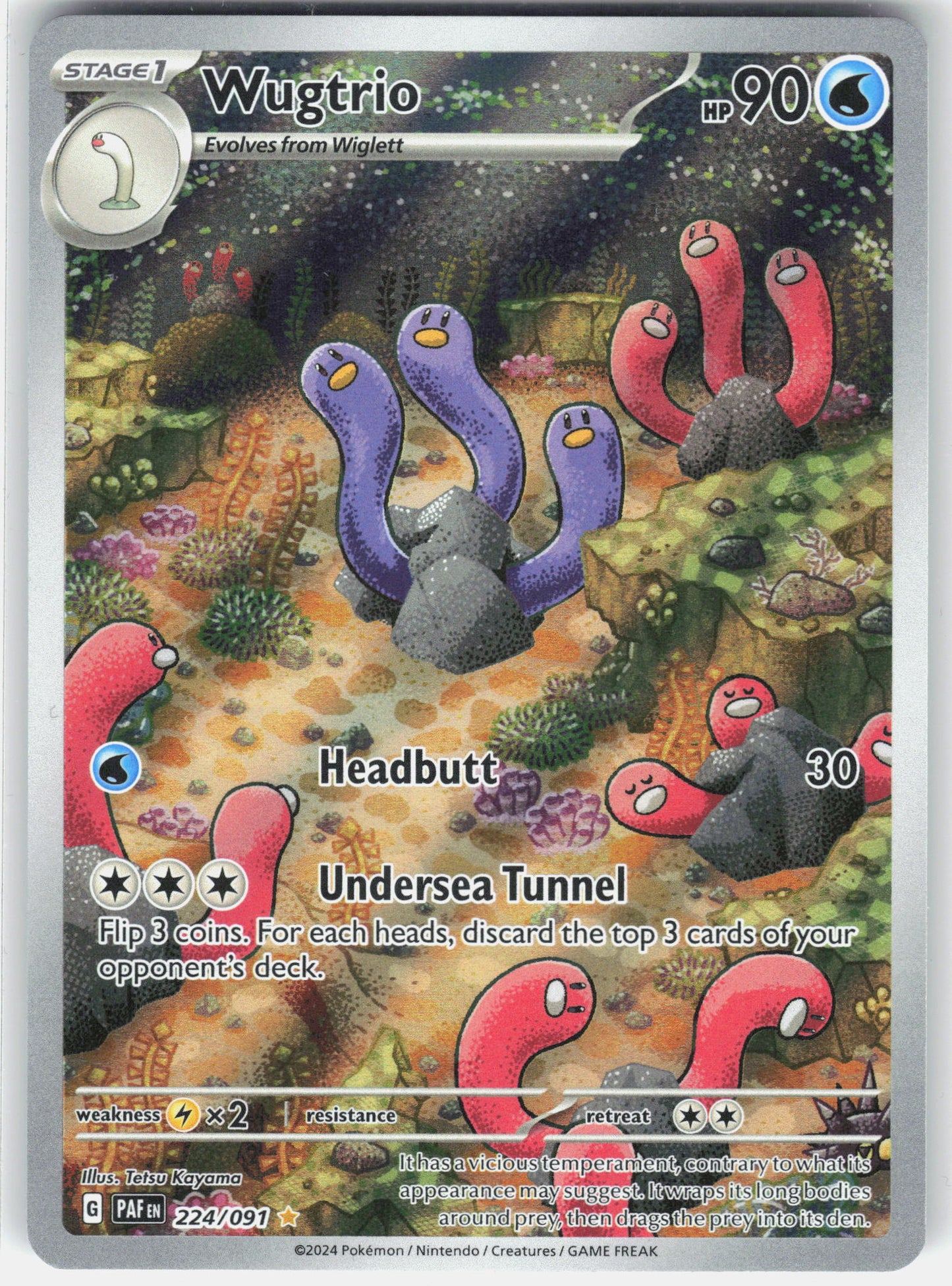 SV: Paldean Fates #224/091 Wugtrio