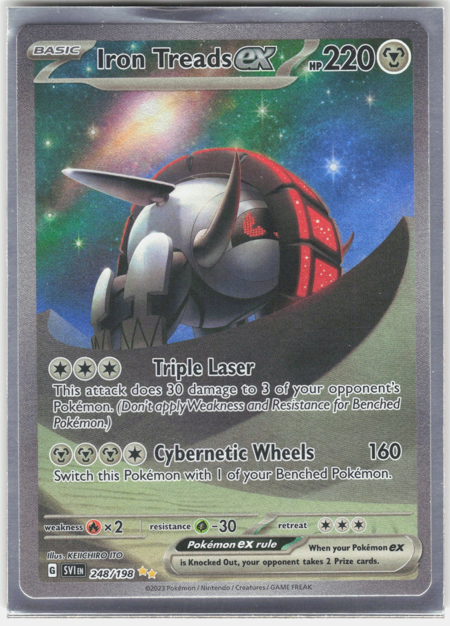 SV01: Scarlet & Violet Base Set #248/198 Iron Treads ex