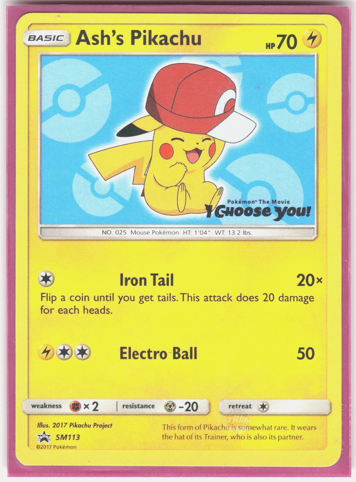 SM Promos #SM113 Ash's Pikachu