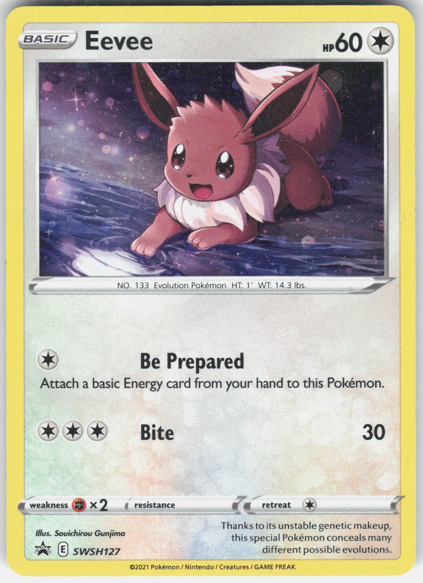 SWSH: Sword & Shield Promo Cards #SWSH127 Eevee
