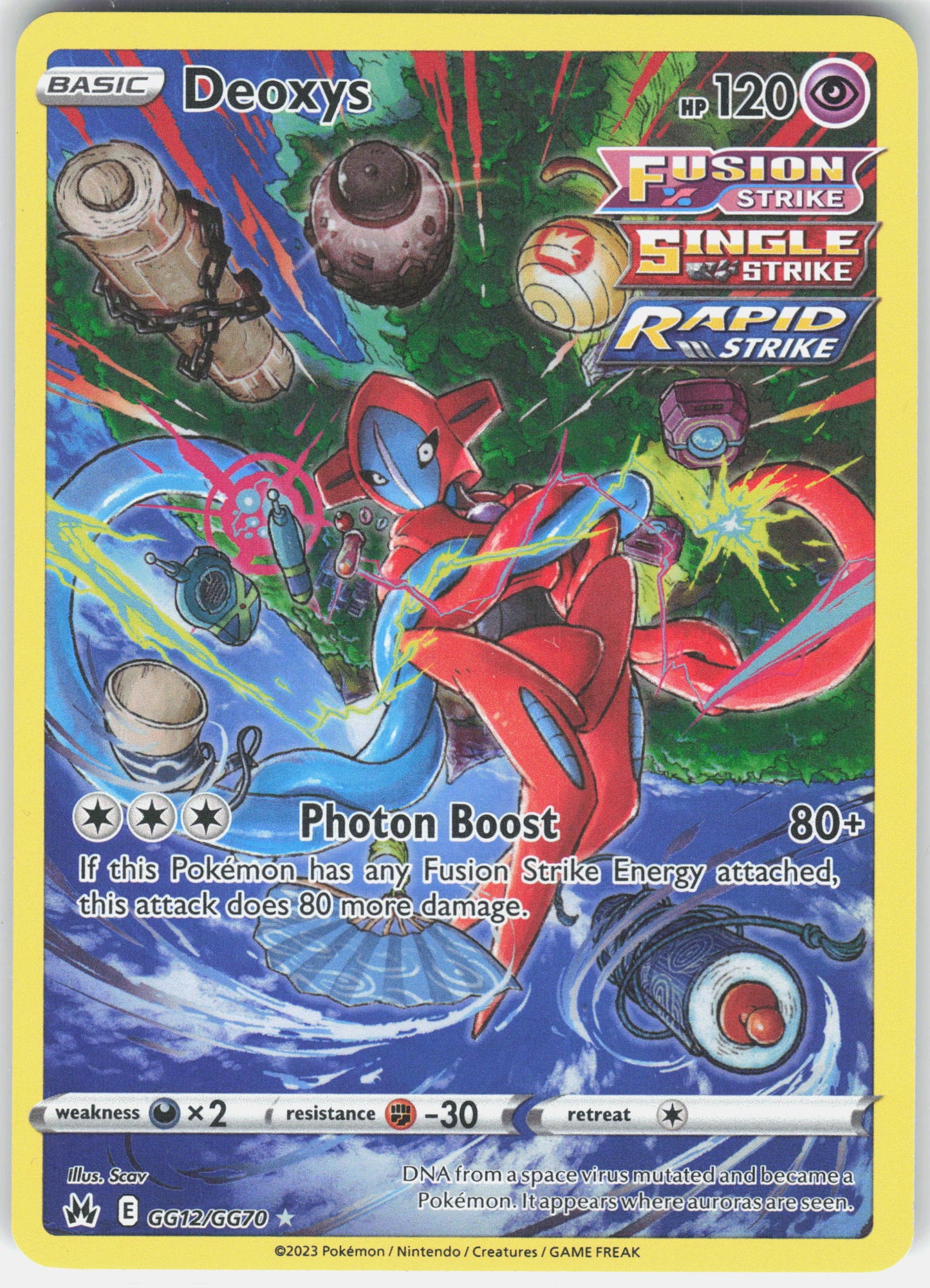 SWSH: Crown Zenith: Galarian Gallery #GG12/GG70 Deoxys