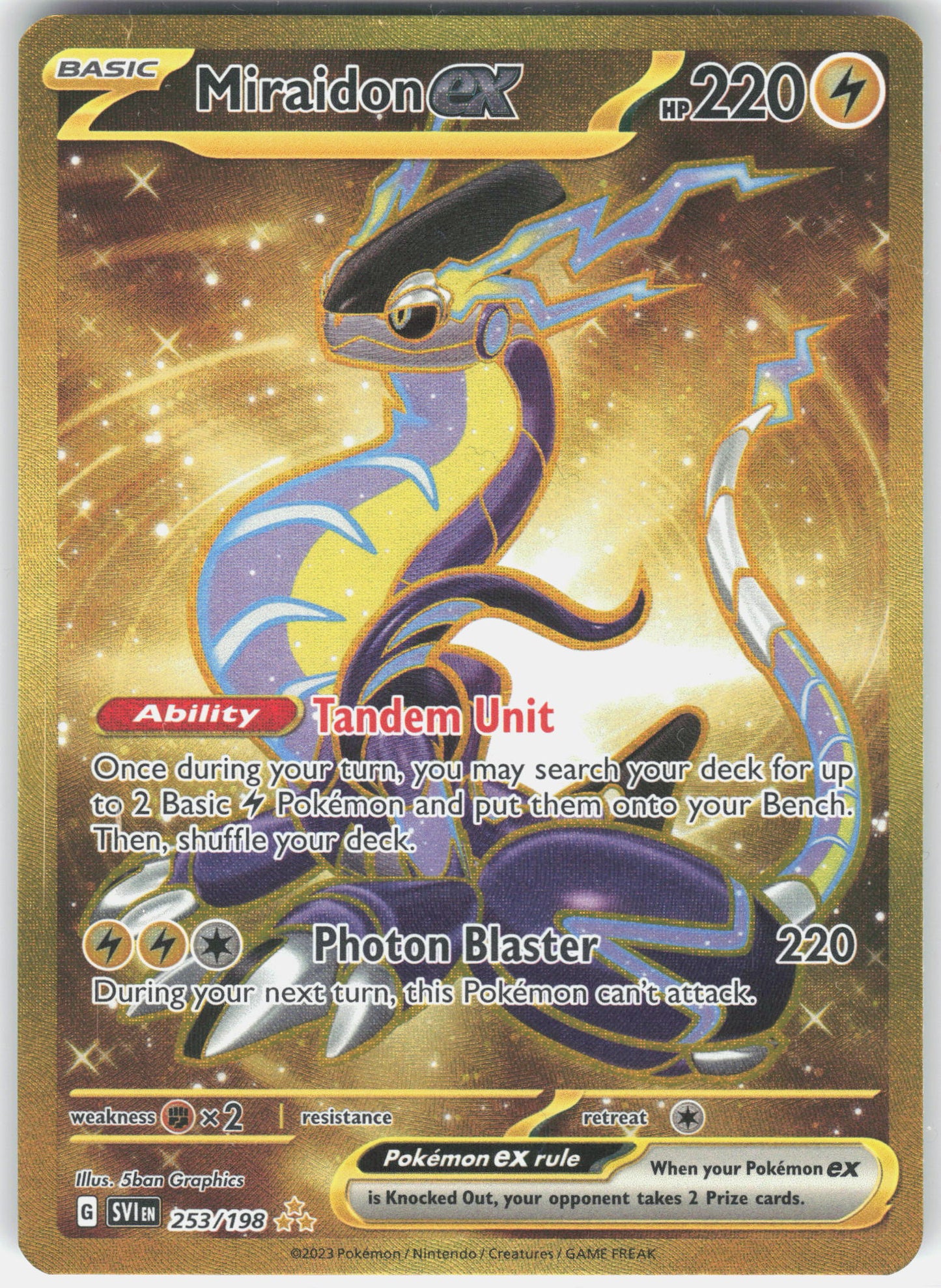SV01: Scarlet & Violet Base Set #253/198 Miraidon ex