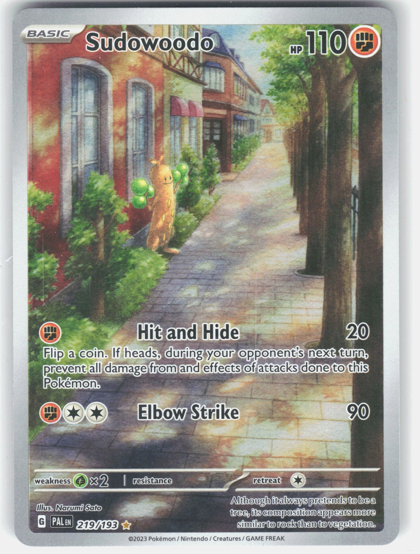 SV02: Paldea Evolved #219/193 Sudowoodo