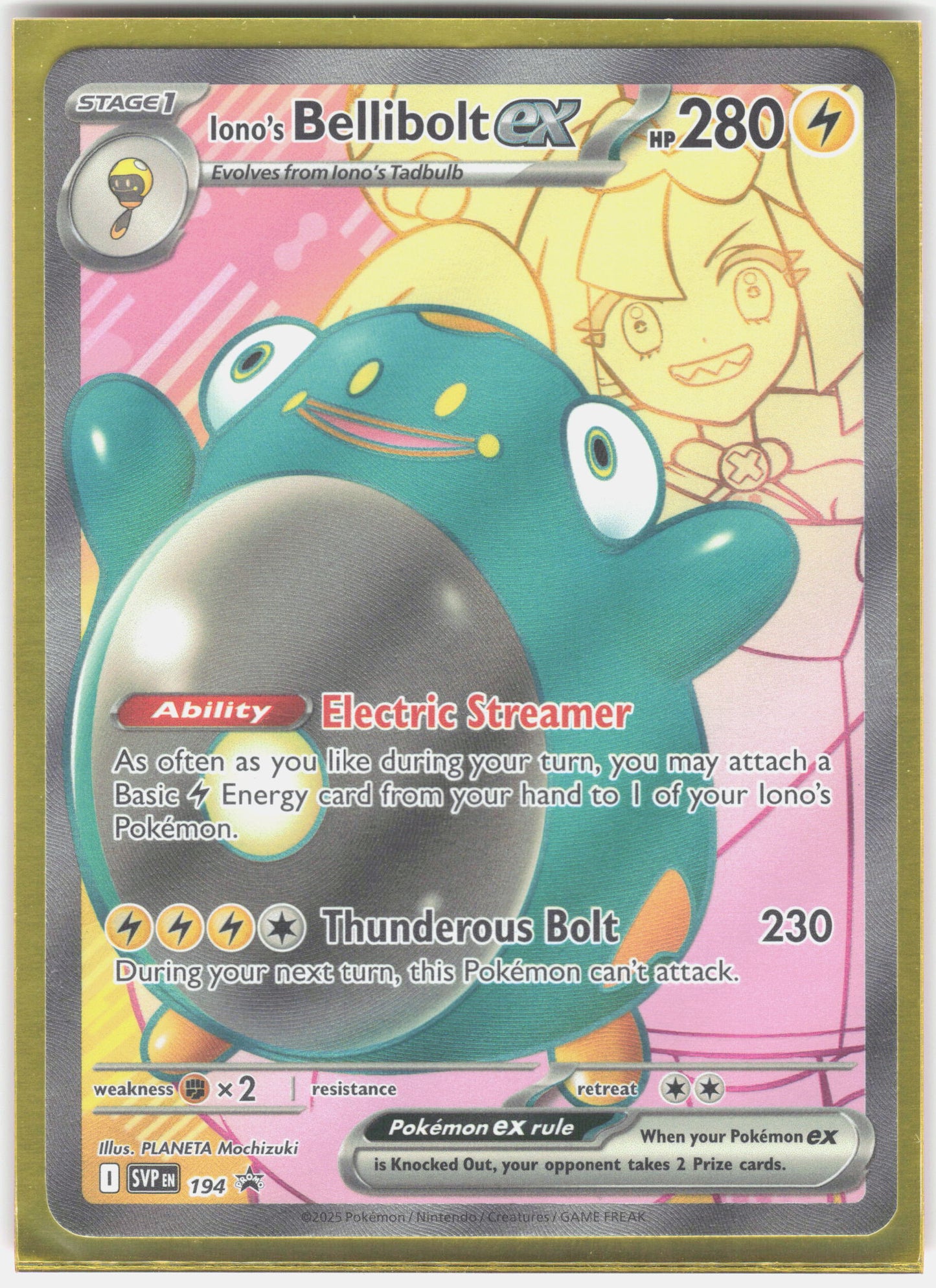 SV: Scarlet & Violet Promo Cards #194 Iono's Bellibolt ex