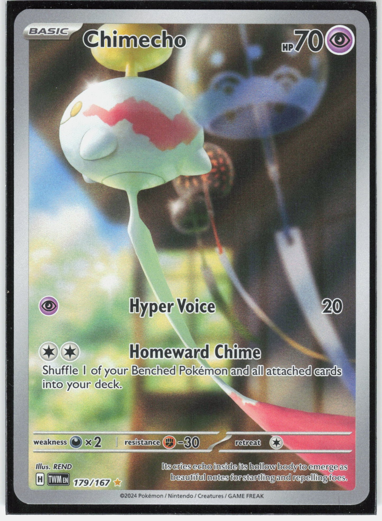 SV06: Twilight Masquerade #179/167 Chimecho