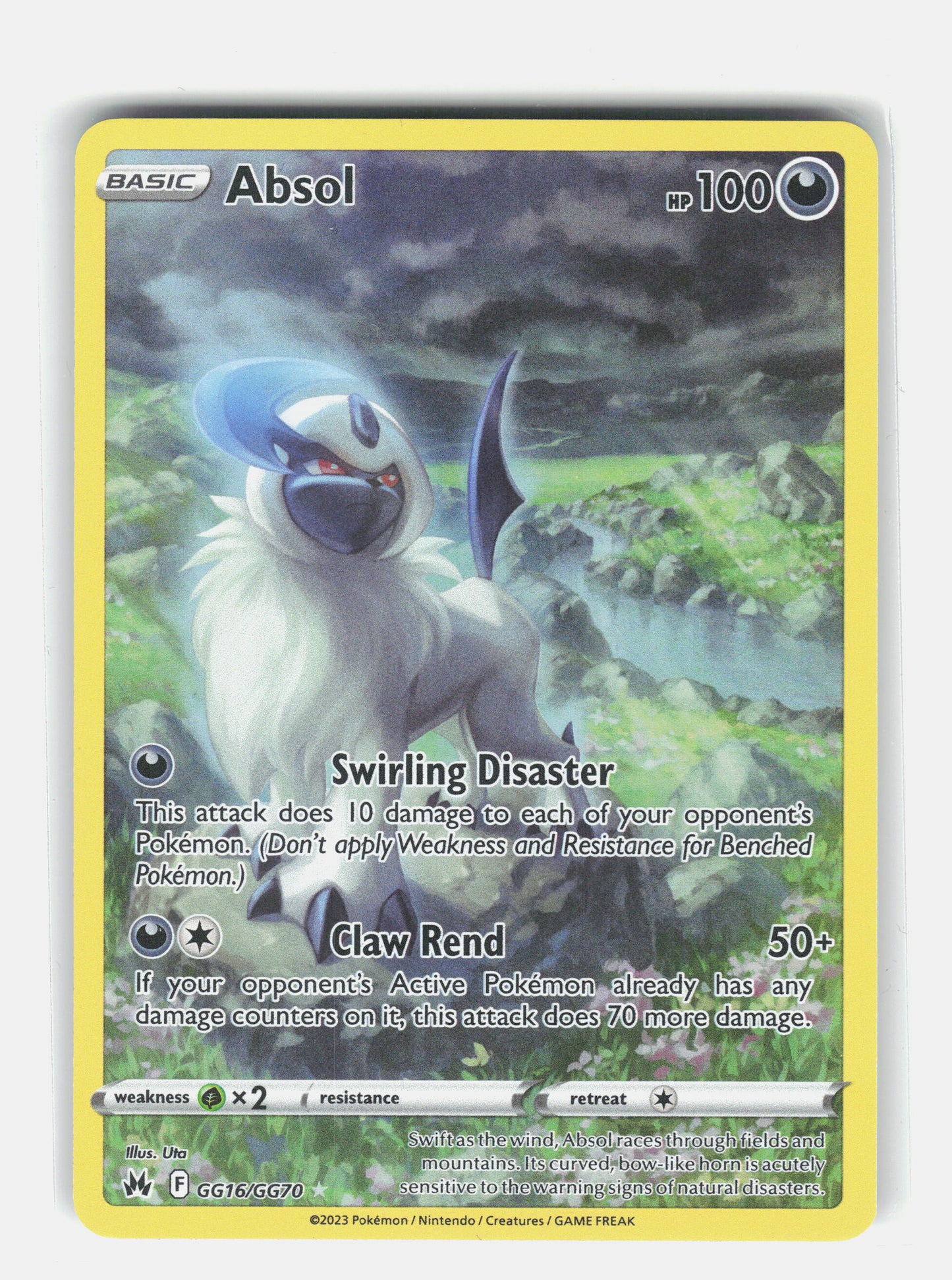 SWSH: Crown Zenith: Galarian Gallery #GG16/GG70 Absol
