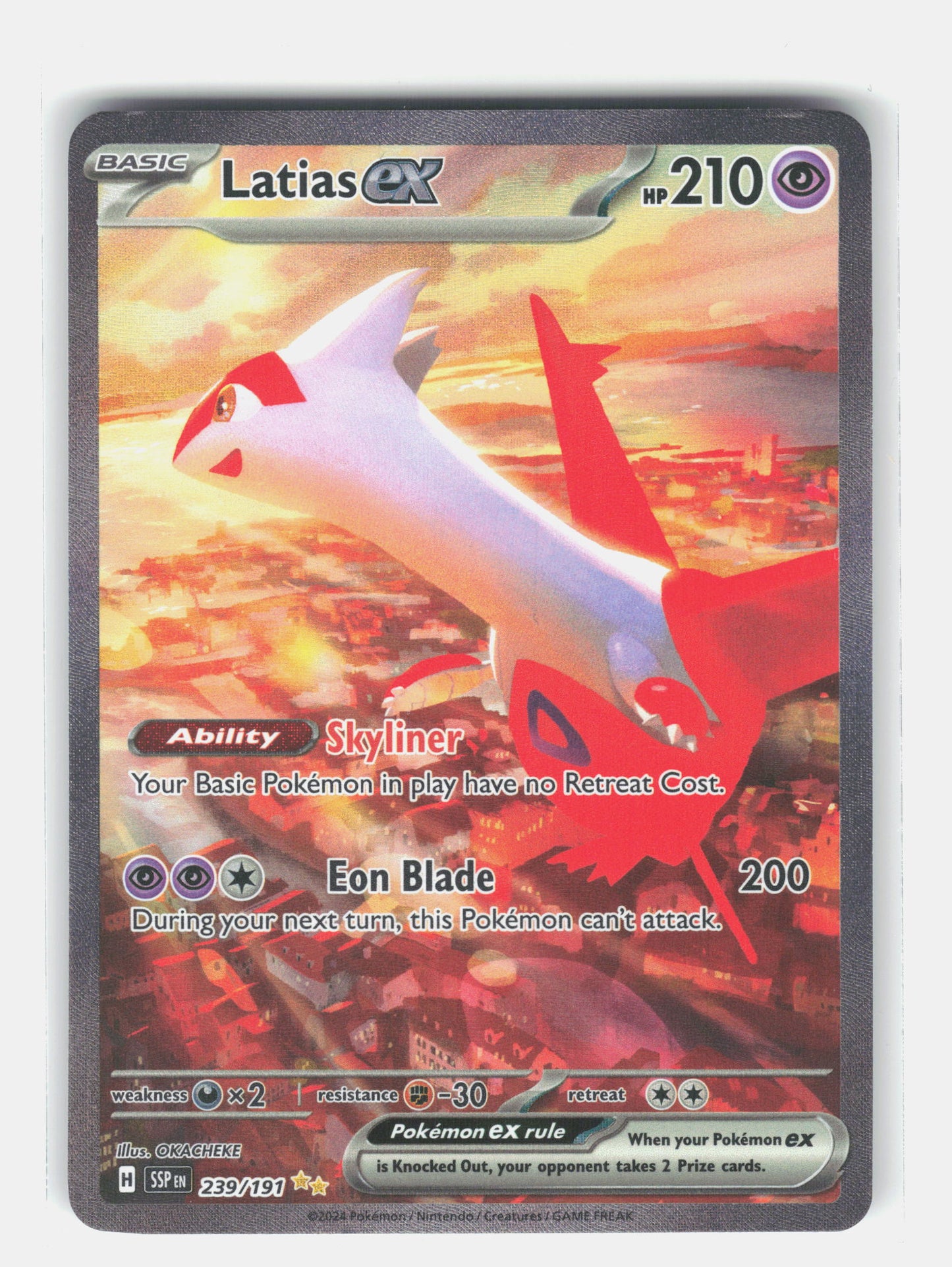 SV08: Surging Sparks #239/191 Latias ex