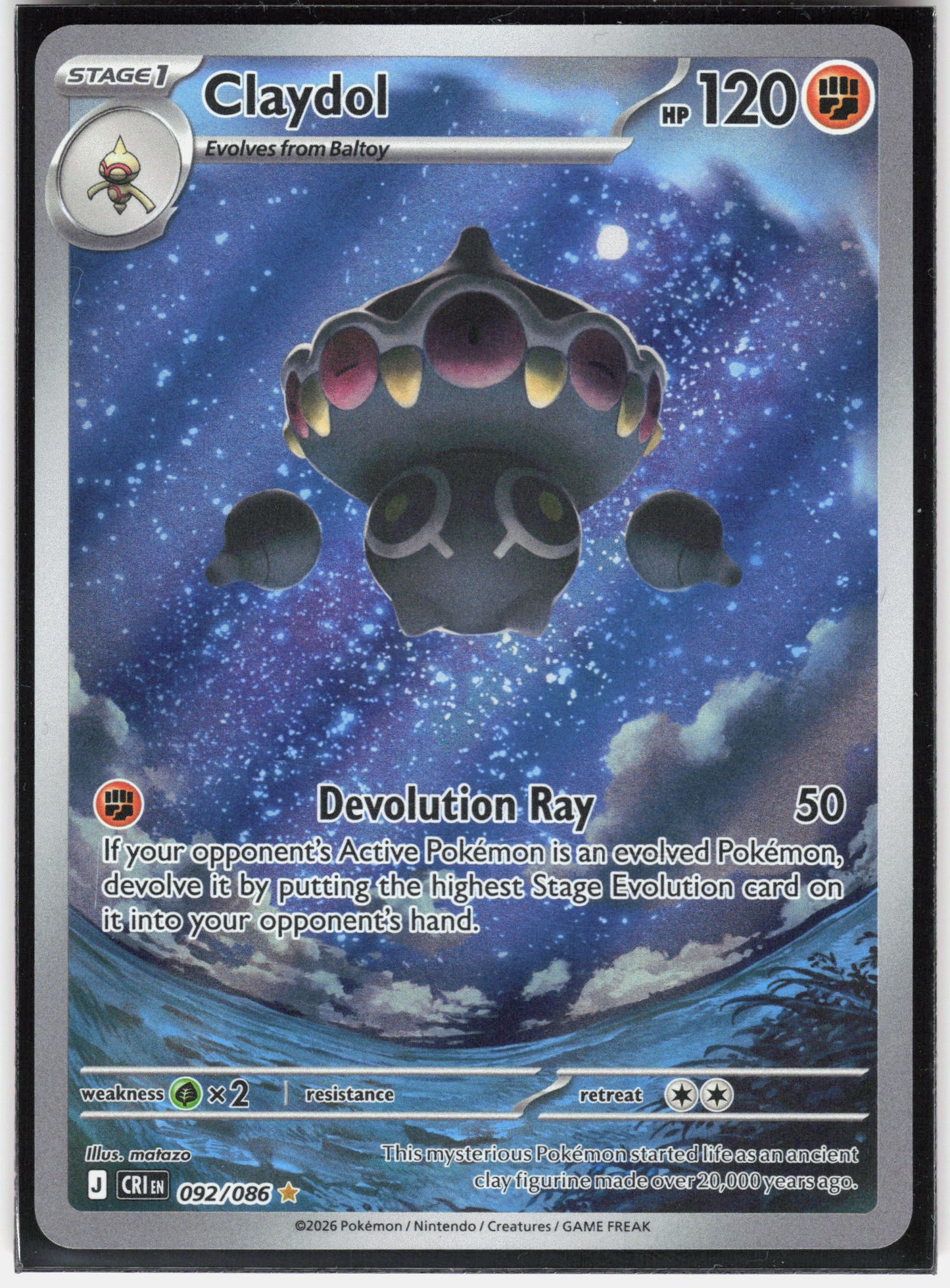 ME04: Chaos Rising #092/086 Claydol