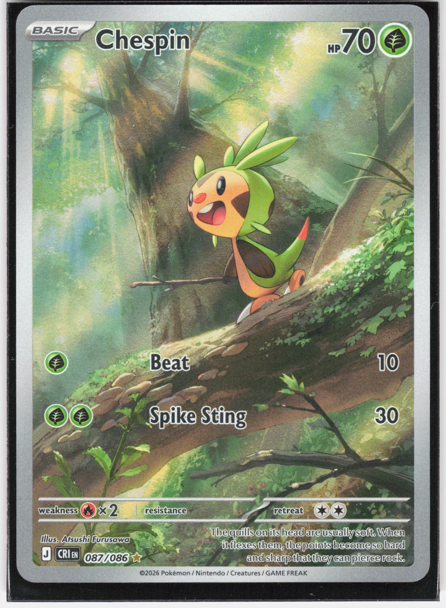 ME04: Chaos Rising #087/086 Chespin