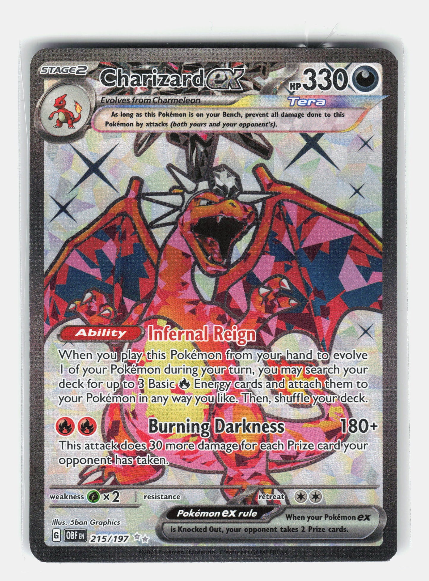 SV03: Obsidian Flames #215/197 Charizard ex