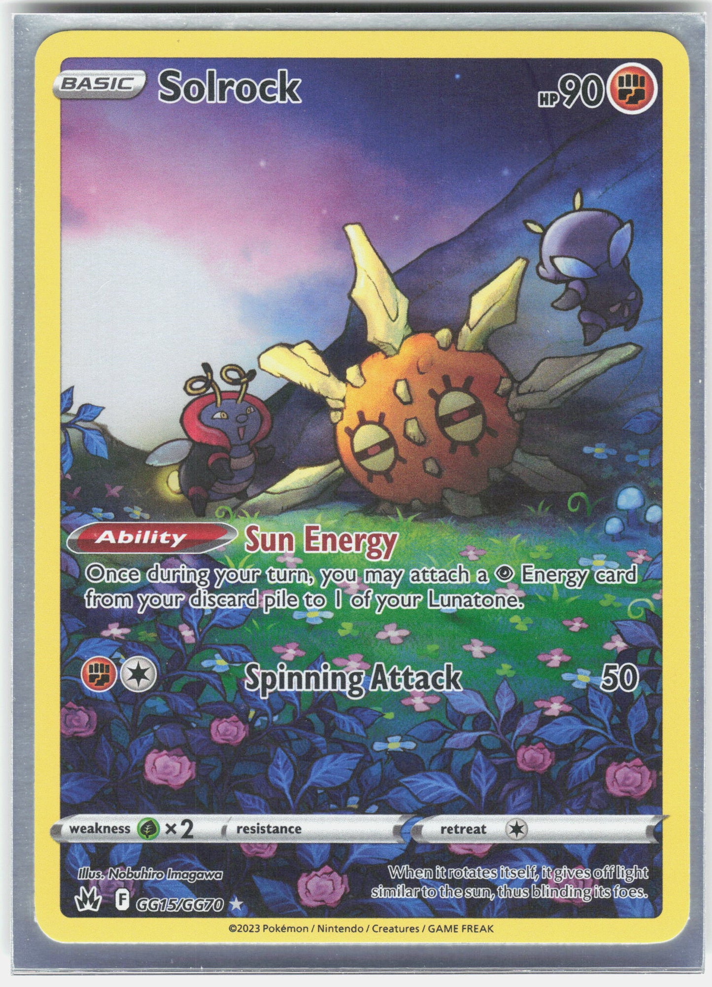 SWSH: Crown Zenith: Galarian Gallery #GG15/GG70 Solrock