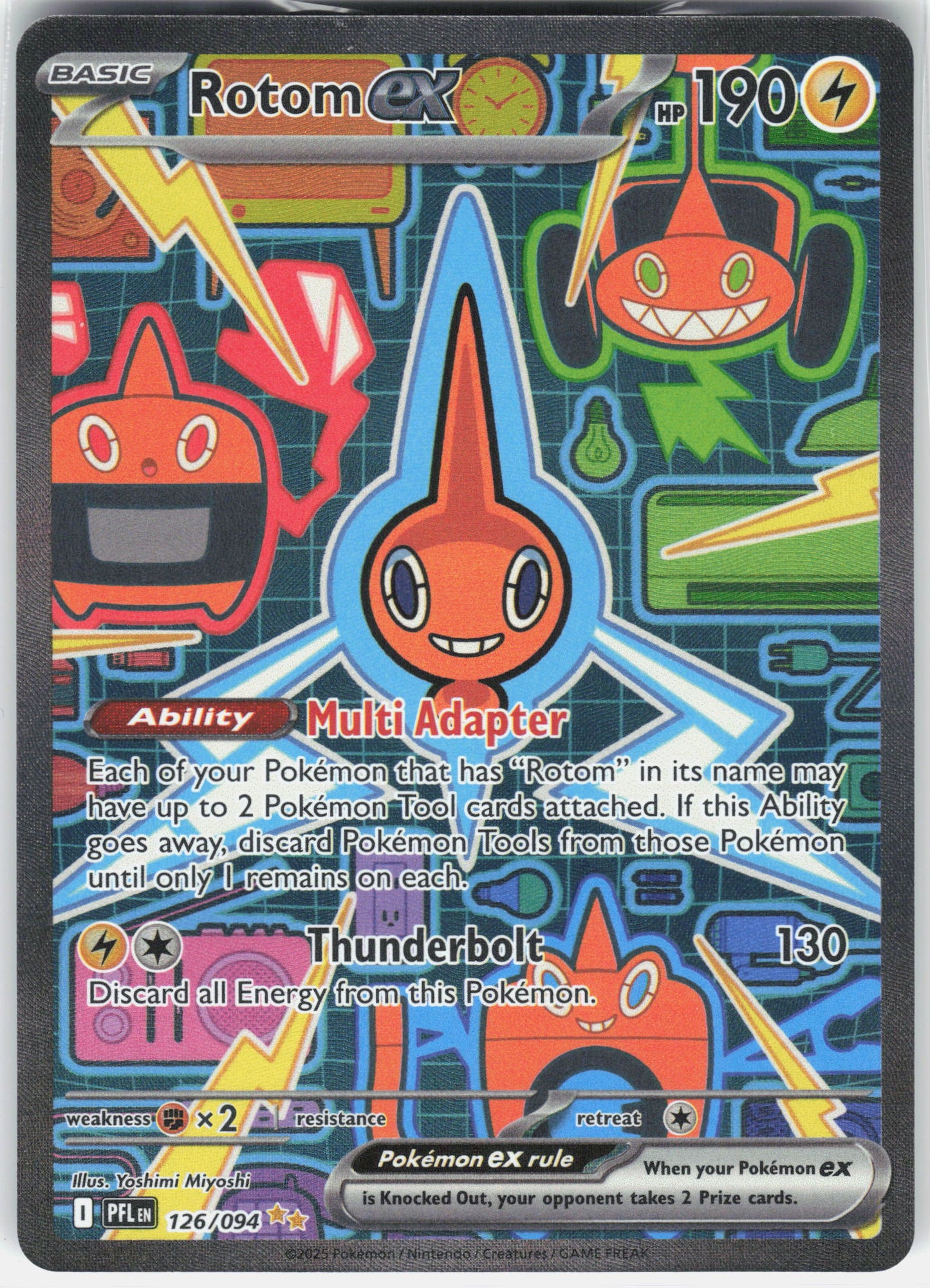 ME02: Phantasmal Flames #126/094 Rotom ex