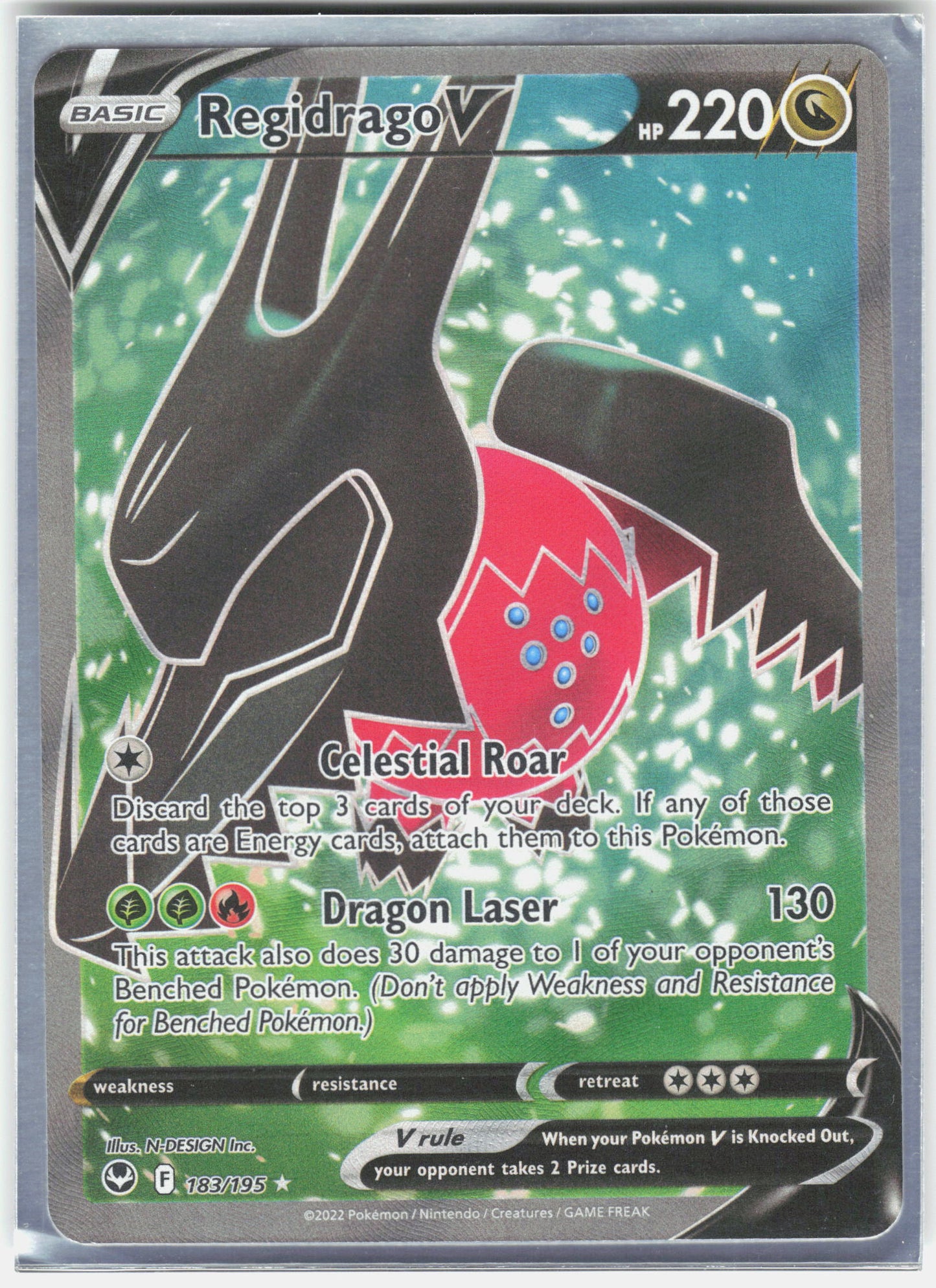 SWSH12: Silver Tempest #183/195 Regidrago V (Full Art)