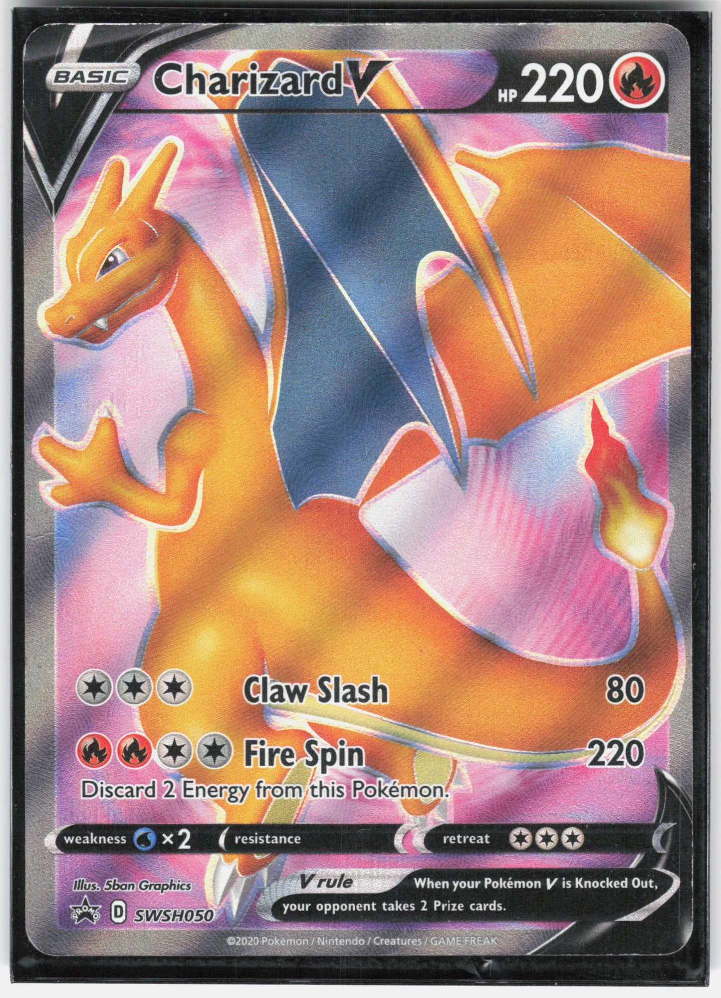 SWSH: Sword & Shield Promo Cards #SWSH050 Charizard V