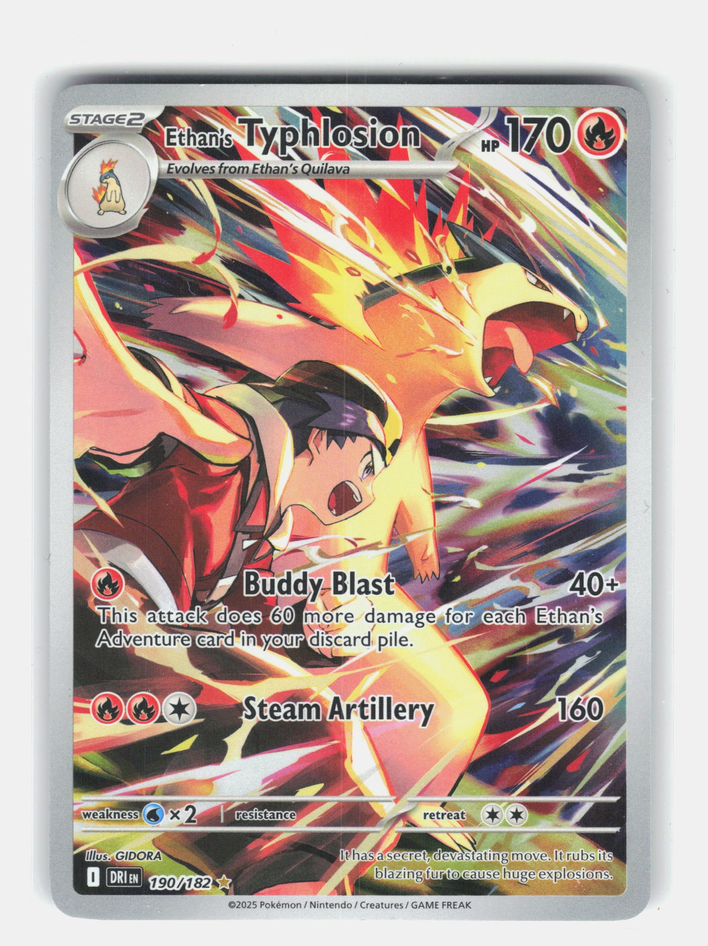 SV10: Destined Rivals #190/182 Ethan's Typhlosion