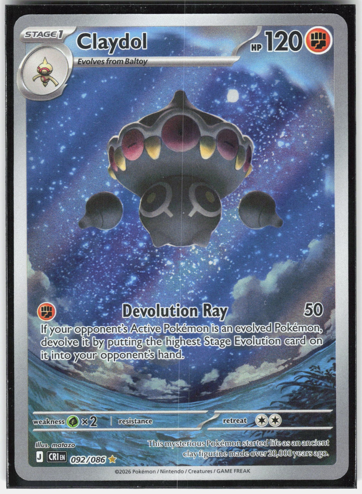 ME04: Chaos Rising #092/086 Claydol