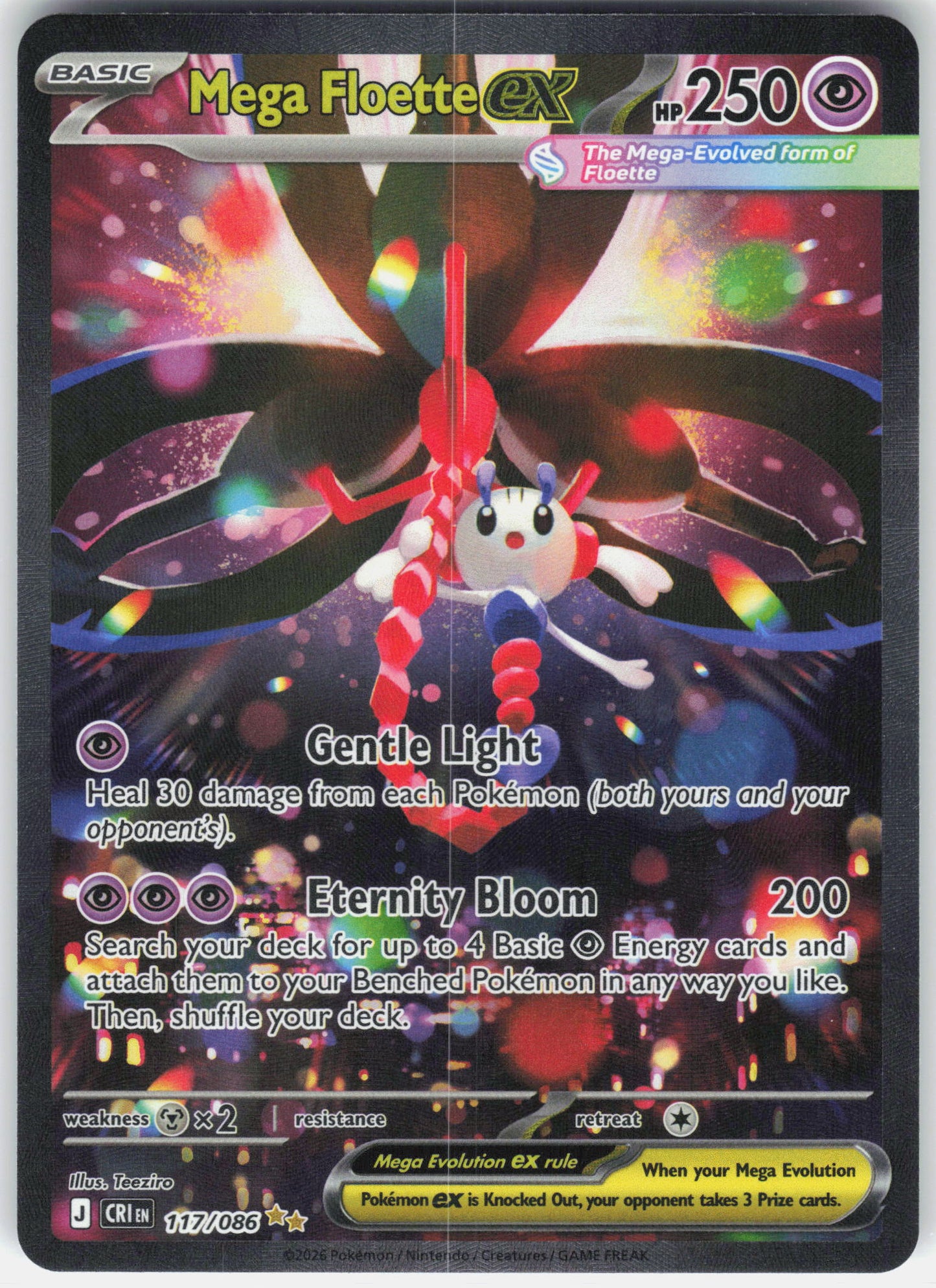 ME04: Chaos Rising #117/086 Mega Floette ex