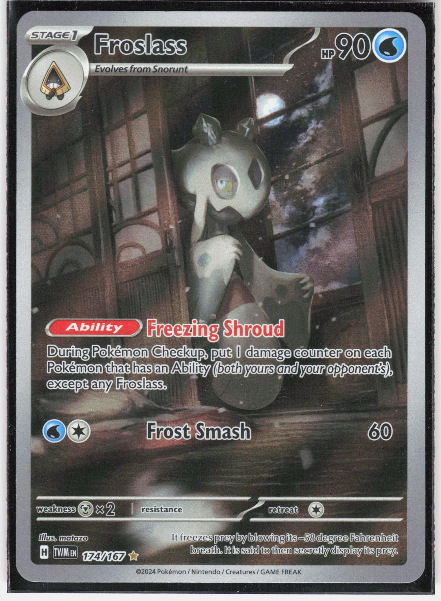 SV06: Twilight Masquerade #174/167 Froslass