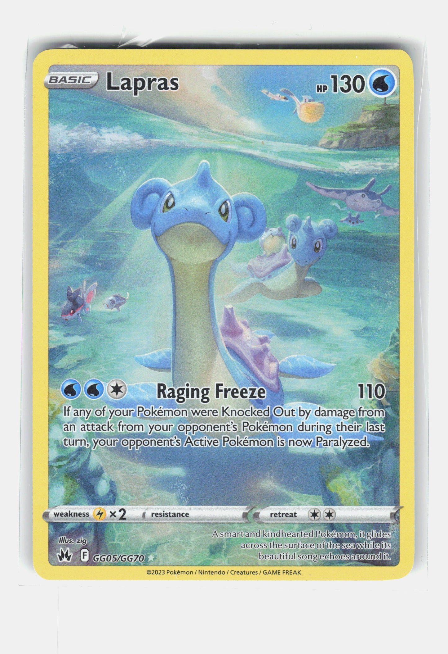SWSH: Crown Zenith: Galarian Gallery #GG05/GG70 Lapras