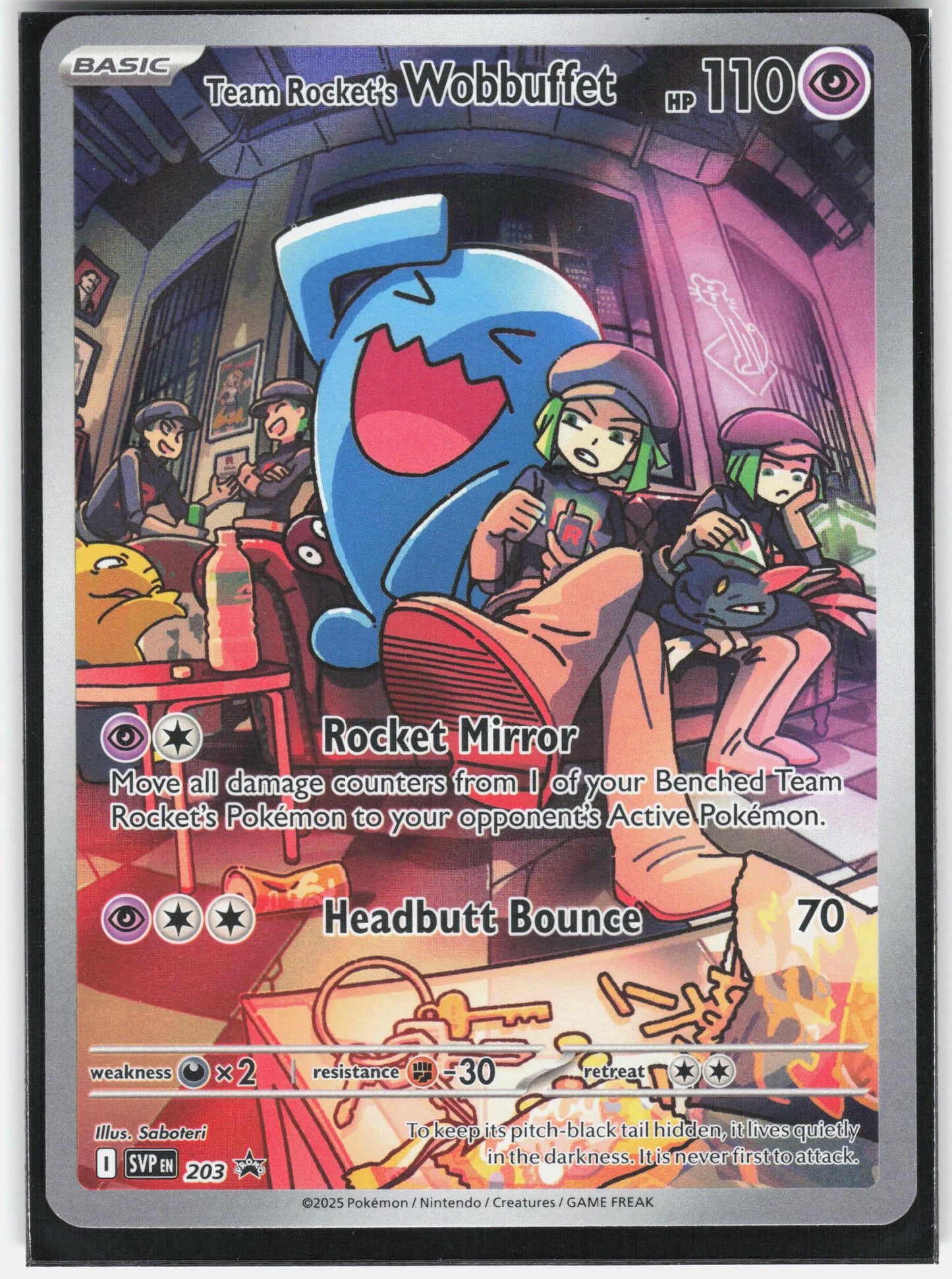 SV: Scarlet & Violet Promo Cards #203 Team Rocket's Wobbuffet