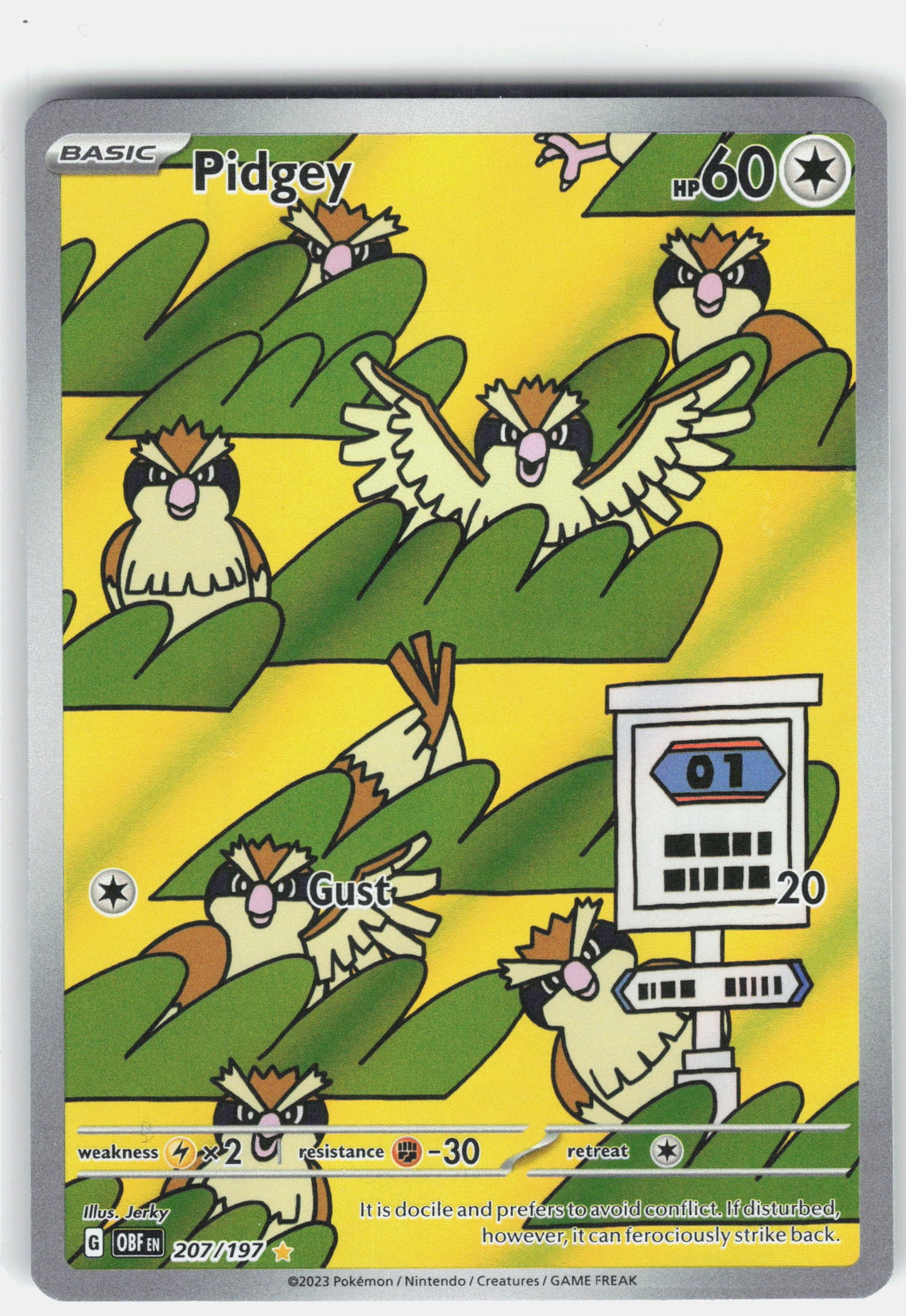 SV03: Obsidian Flames #207/197 Pidgey