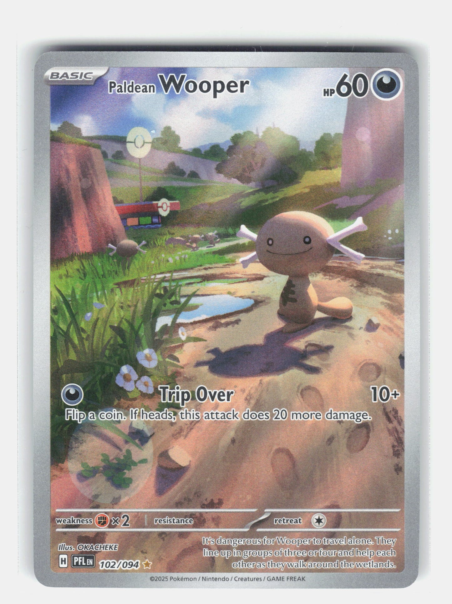 ME02: Phantasmal Flames #102/094 Paldean Wooper