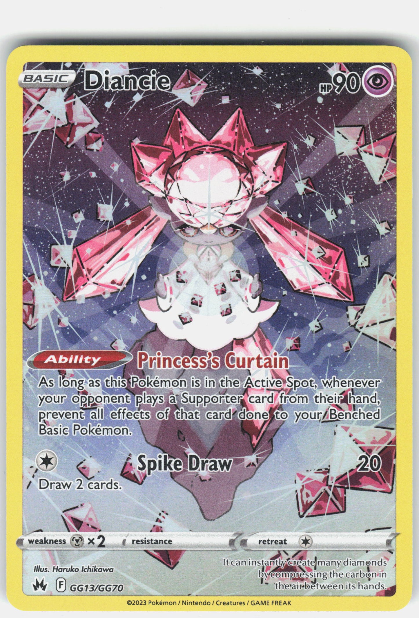 SWSH: Crown Zenith: Galarian Gallery #GG13/GG70 Diancie