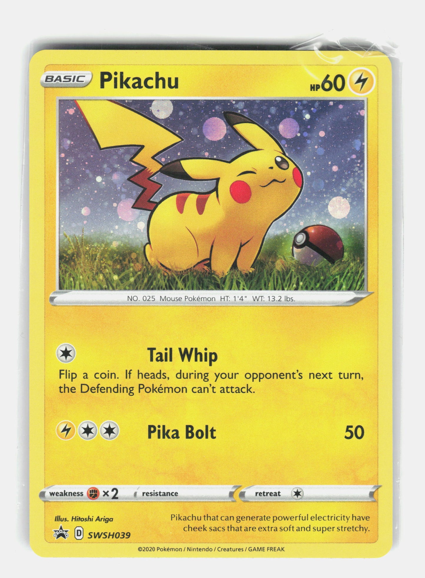 SWSH: Sword & Shield Promo Cards #SWSH039 Pikachu