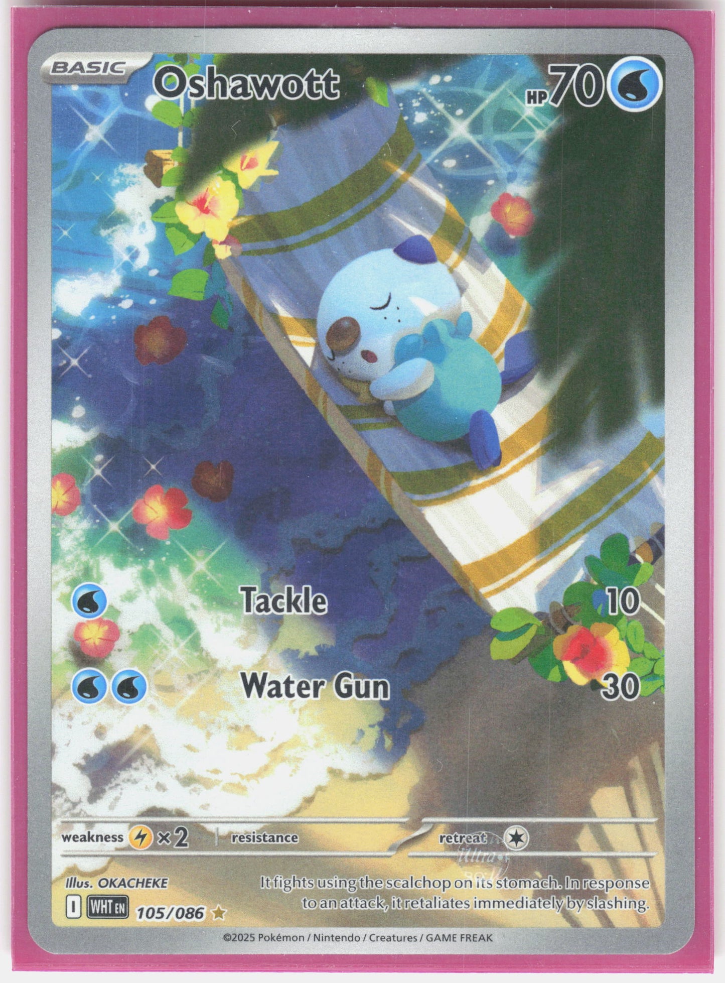 SV: White Flare #105/086 Oshawott