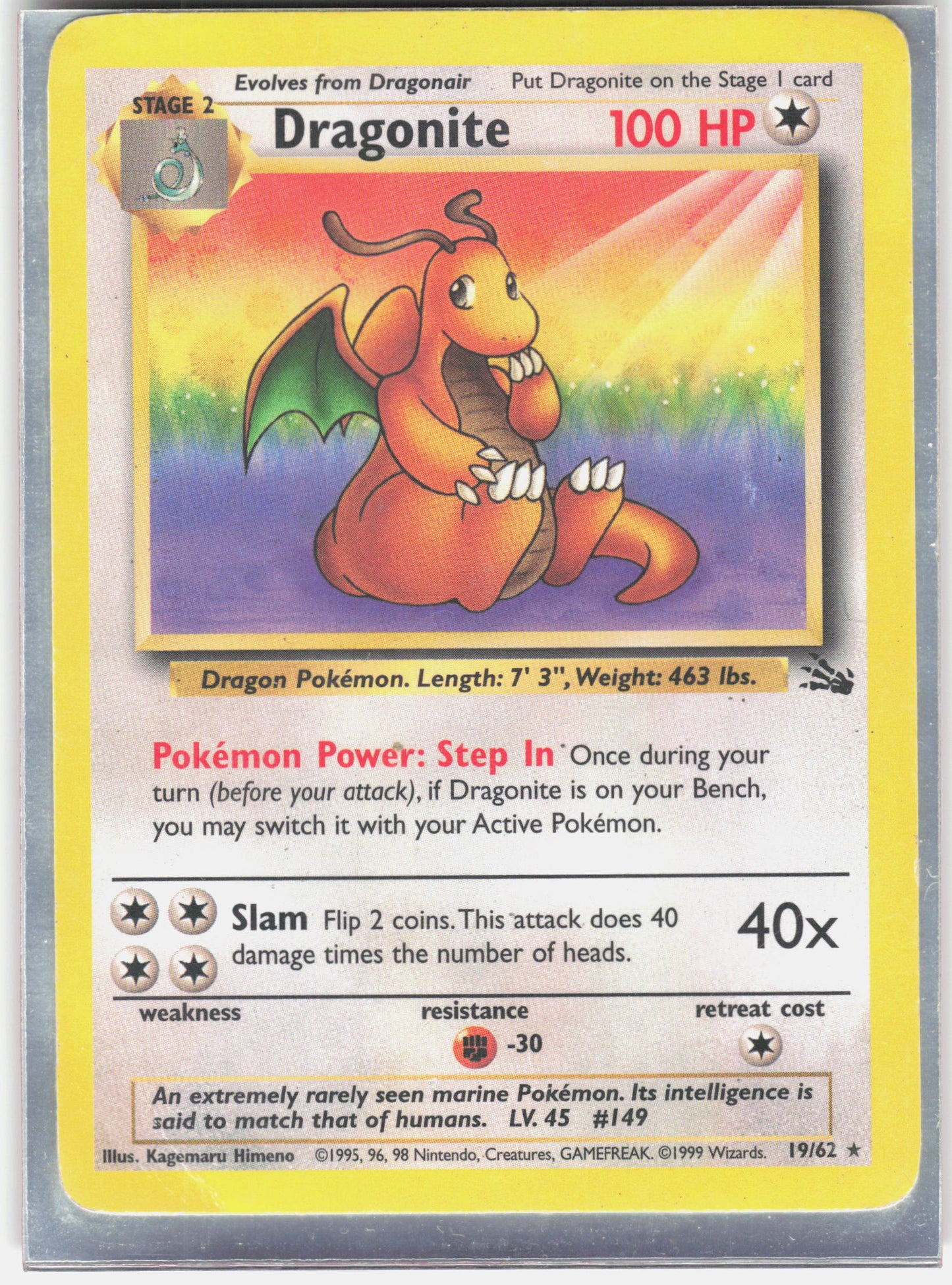 Fossil #19/62 Dragonite (19)