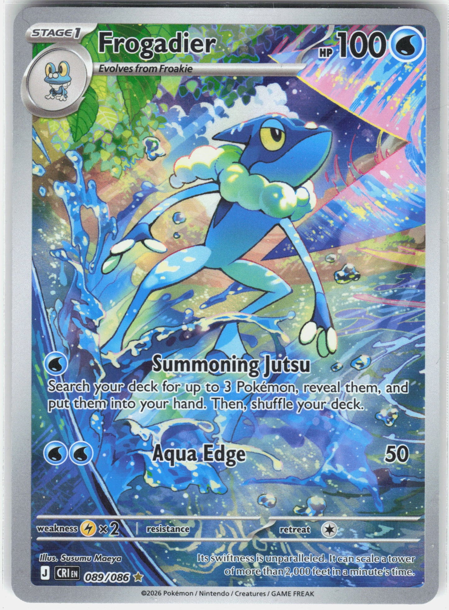 ME04: Chaos Rising #089/086 Frogadier