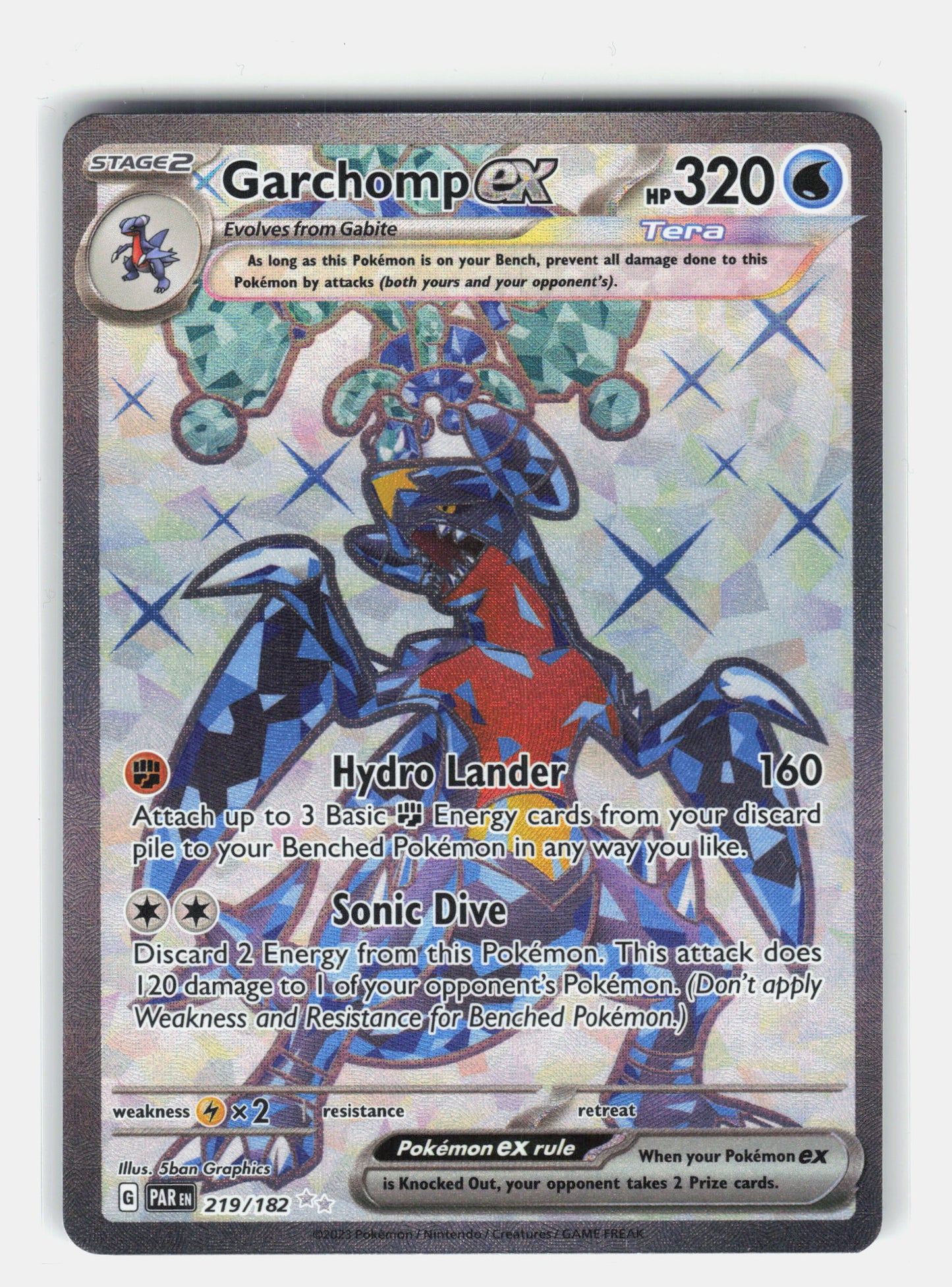 SV04: Paradox Rift #219/182 Garchomp ex