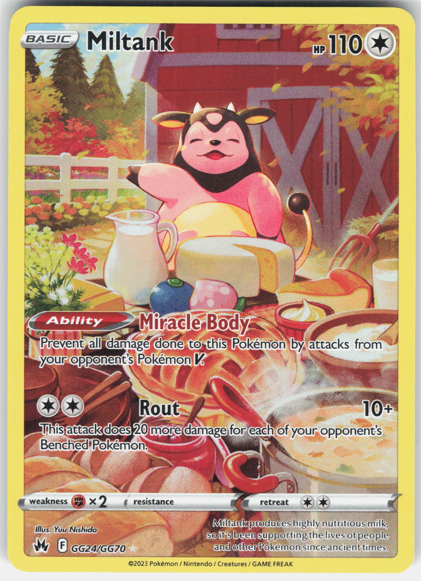 SWSH: Crown Zenith: Galarian Gallery #GG24/GG70 Miltank