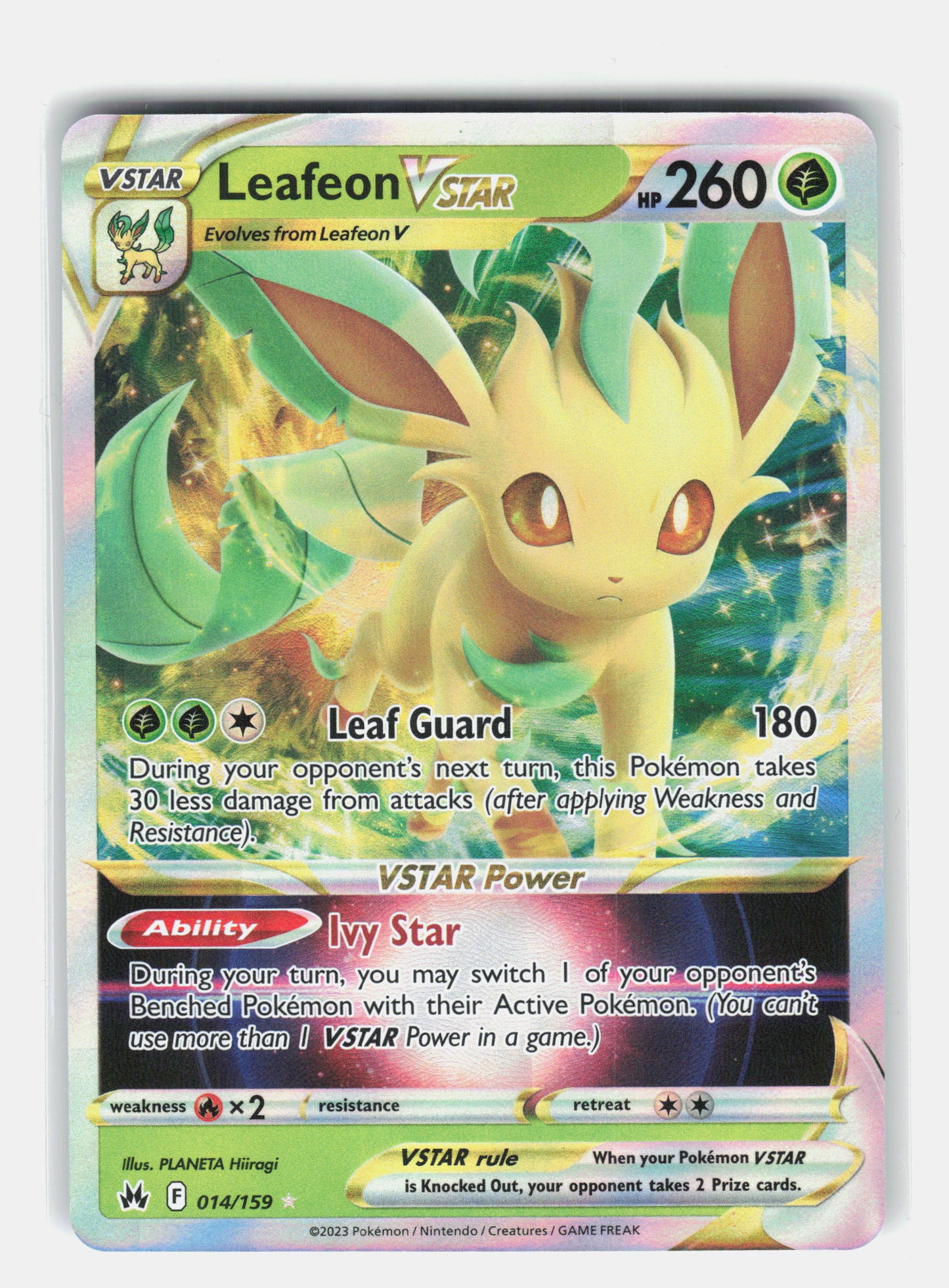 SWSH: Crown Zenith #014/159 Leafeon VSTAR