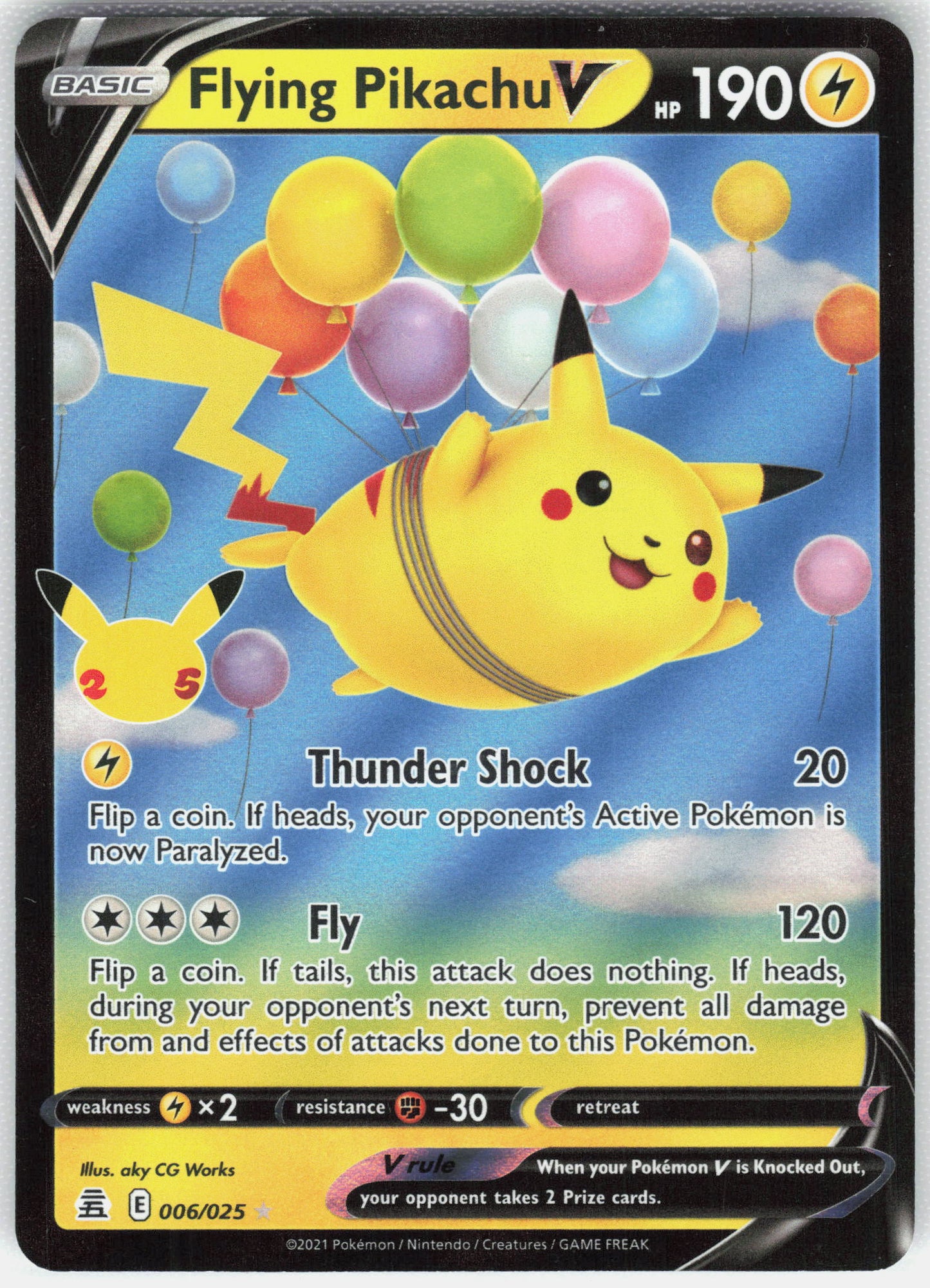 Celebrations #006/025 Flying Pikachu V