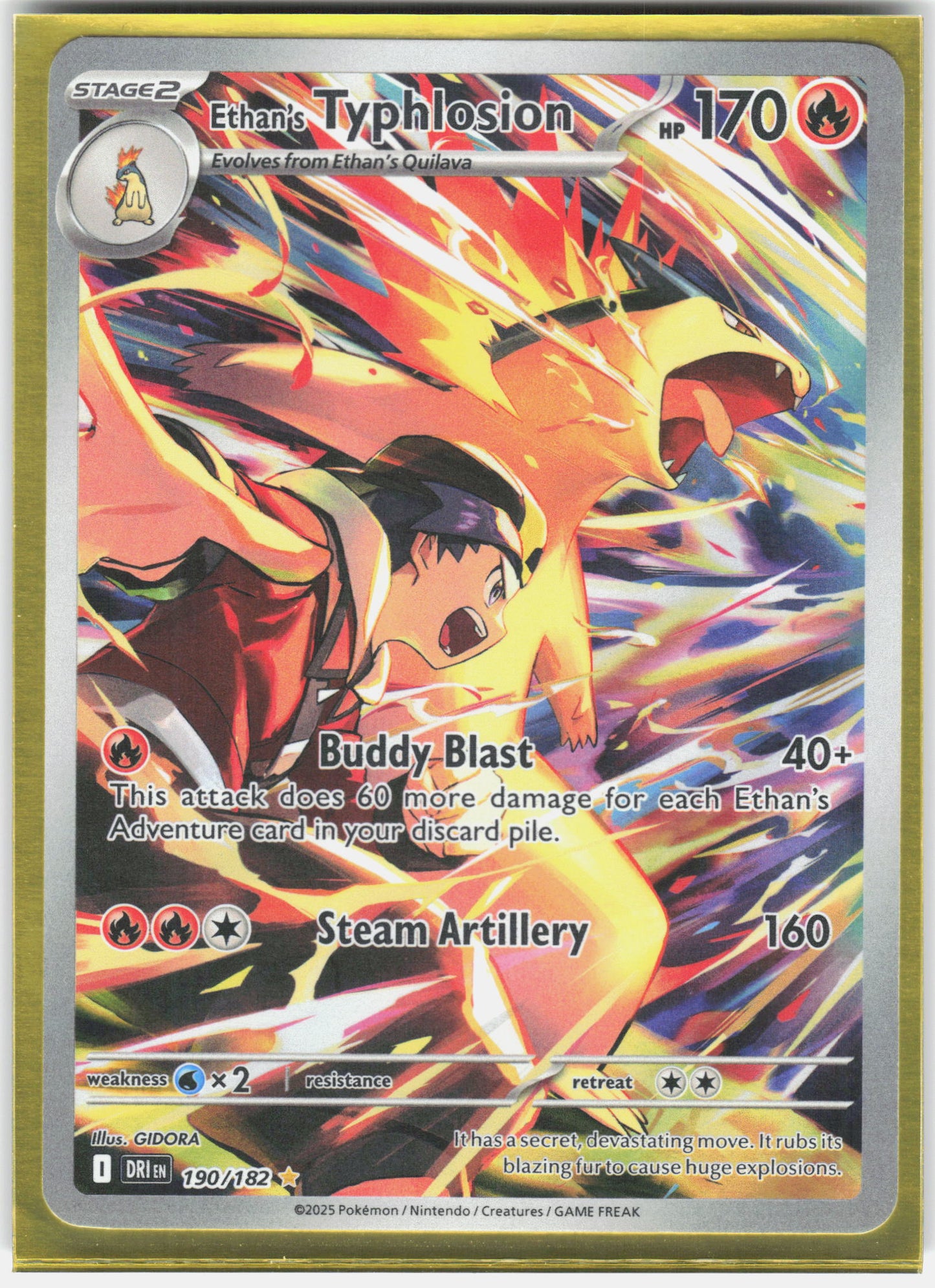 SV10: Destined Rivals #190/182 Ethan's Typhlosion
