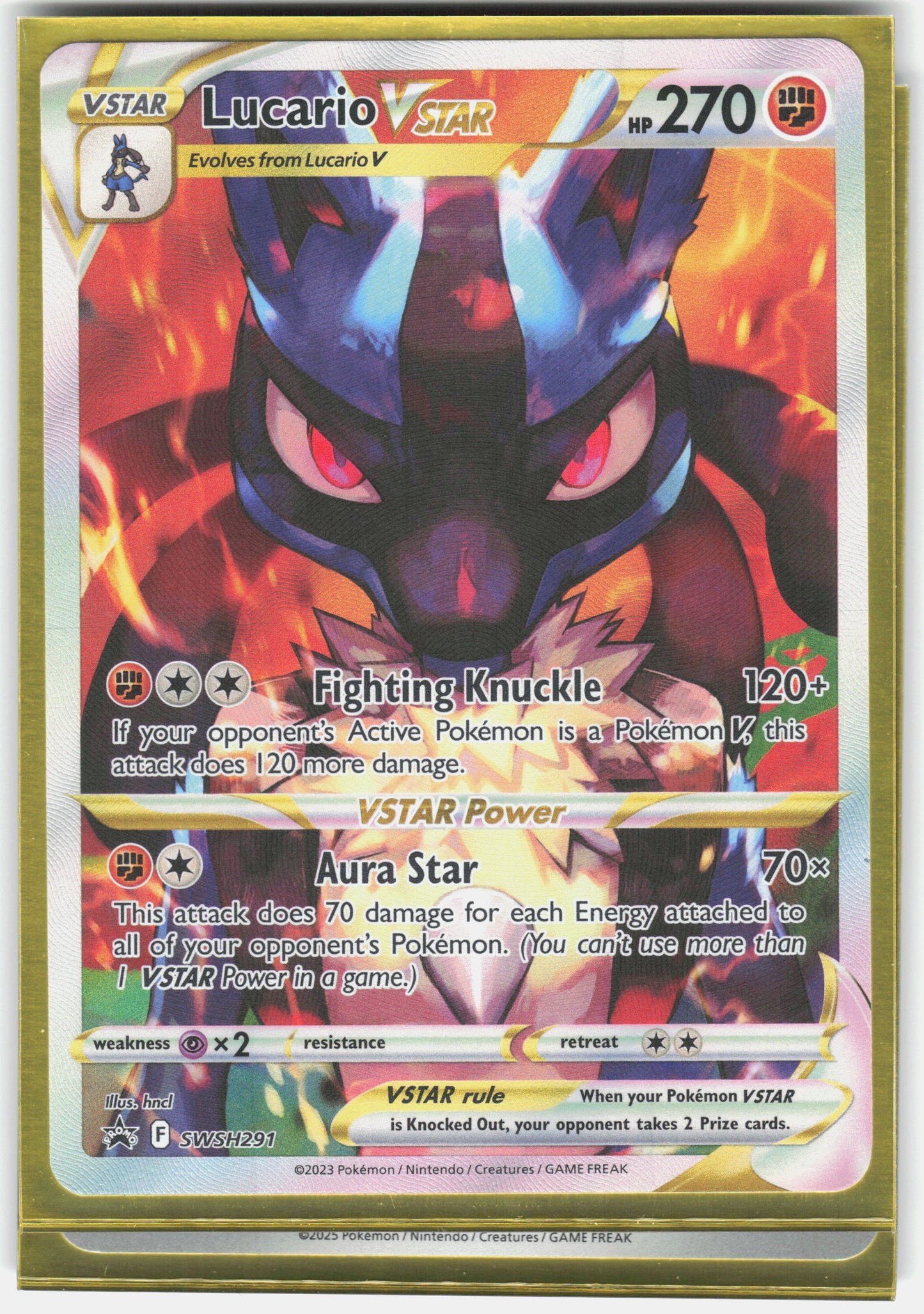 SWSH: Sword & Shield Promo Cards #SWSH291 Lucario VSTAR
