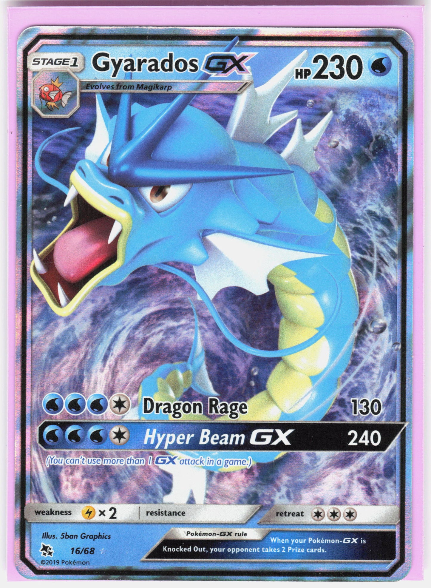 Hidden Fates #16/68 Gyarados GX