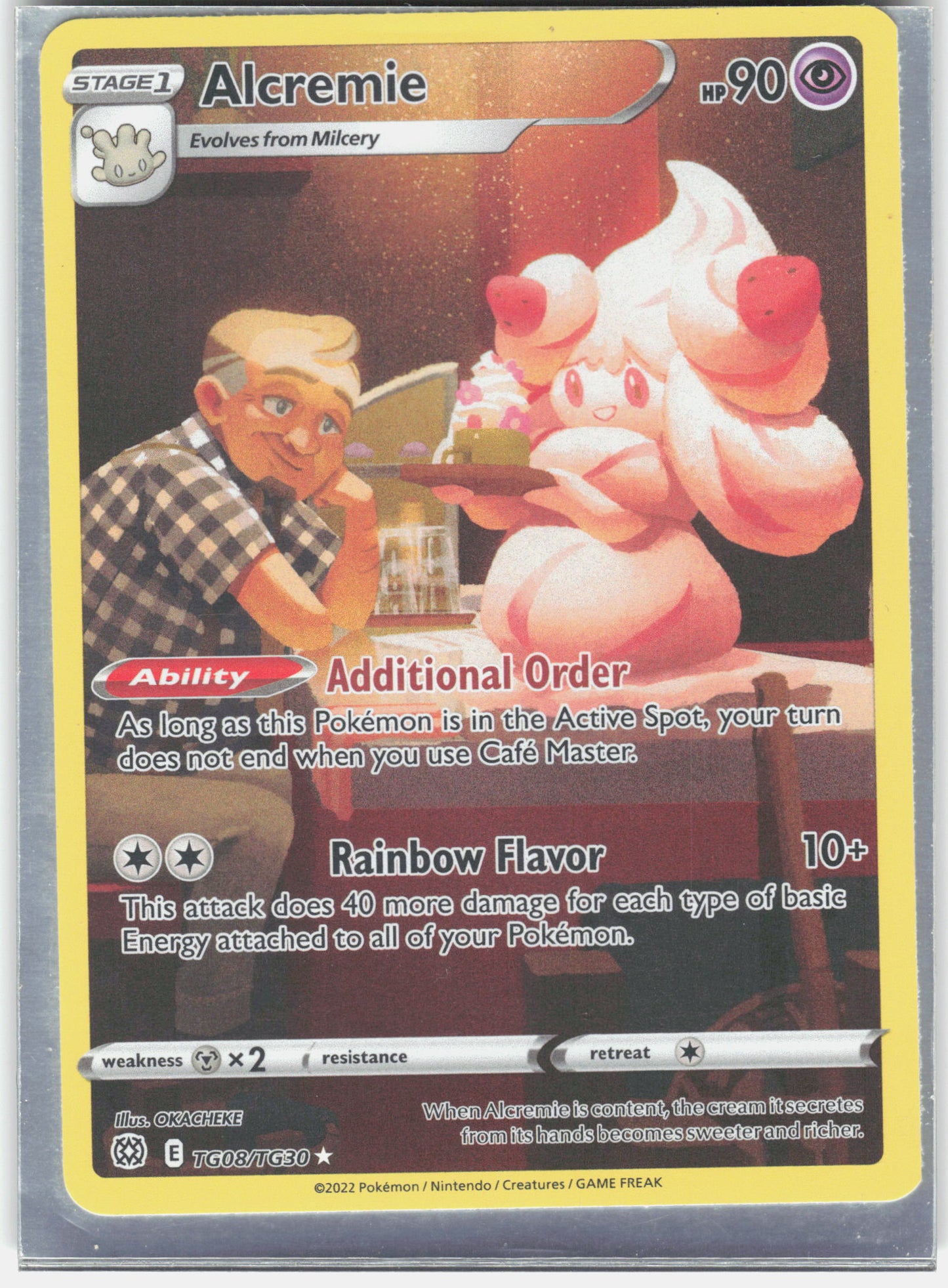 SWSH09: Brilliant Stars Trainer Gallery #TG08/TG30 Alcremie
