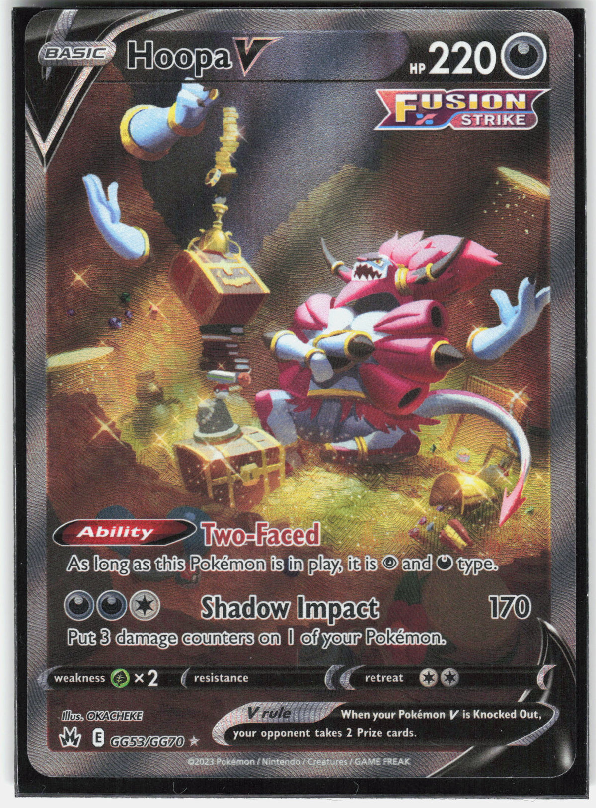 SWSH: Crown Zenith: Galarian Gallery #GG53/GG70 Hoopa V