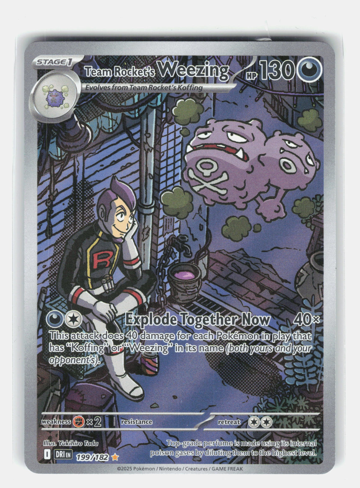 SV10: Destined Rivals #199/182 Team Rocket's Weezing